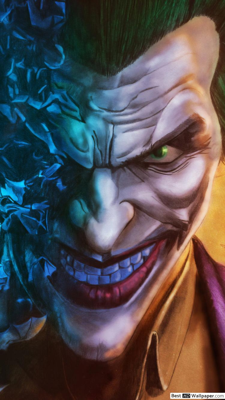 750x1340 DC Joker HD wallpaper download, Phone