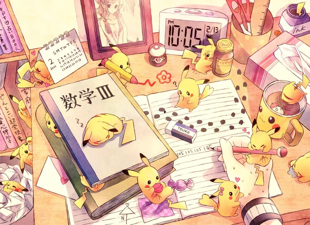 1280x930 Pikachu, Pokemon, And Kawaii Image Kawaii Wallpaper HD HD Wallpaper, Desktop