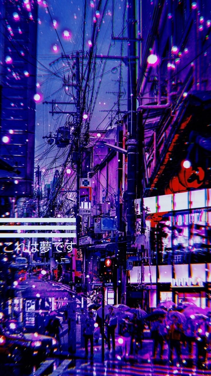 720x1280 this is a dream, 2018. Vaporwave wallpaper, Cyberpunk aesthetic, Aesthetic wallpaper, Phone