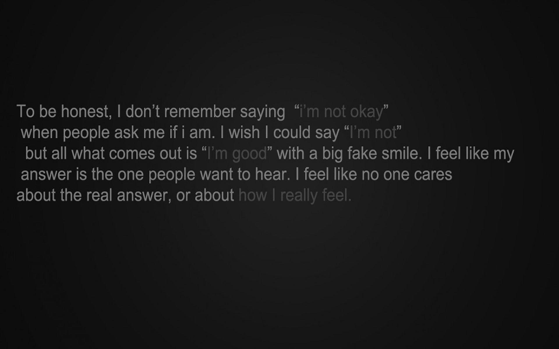 1920x1200 Sad Quotes Wallpaper For iPhone: iPhone quotes image at relatably, Desktop