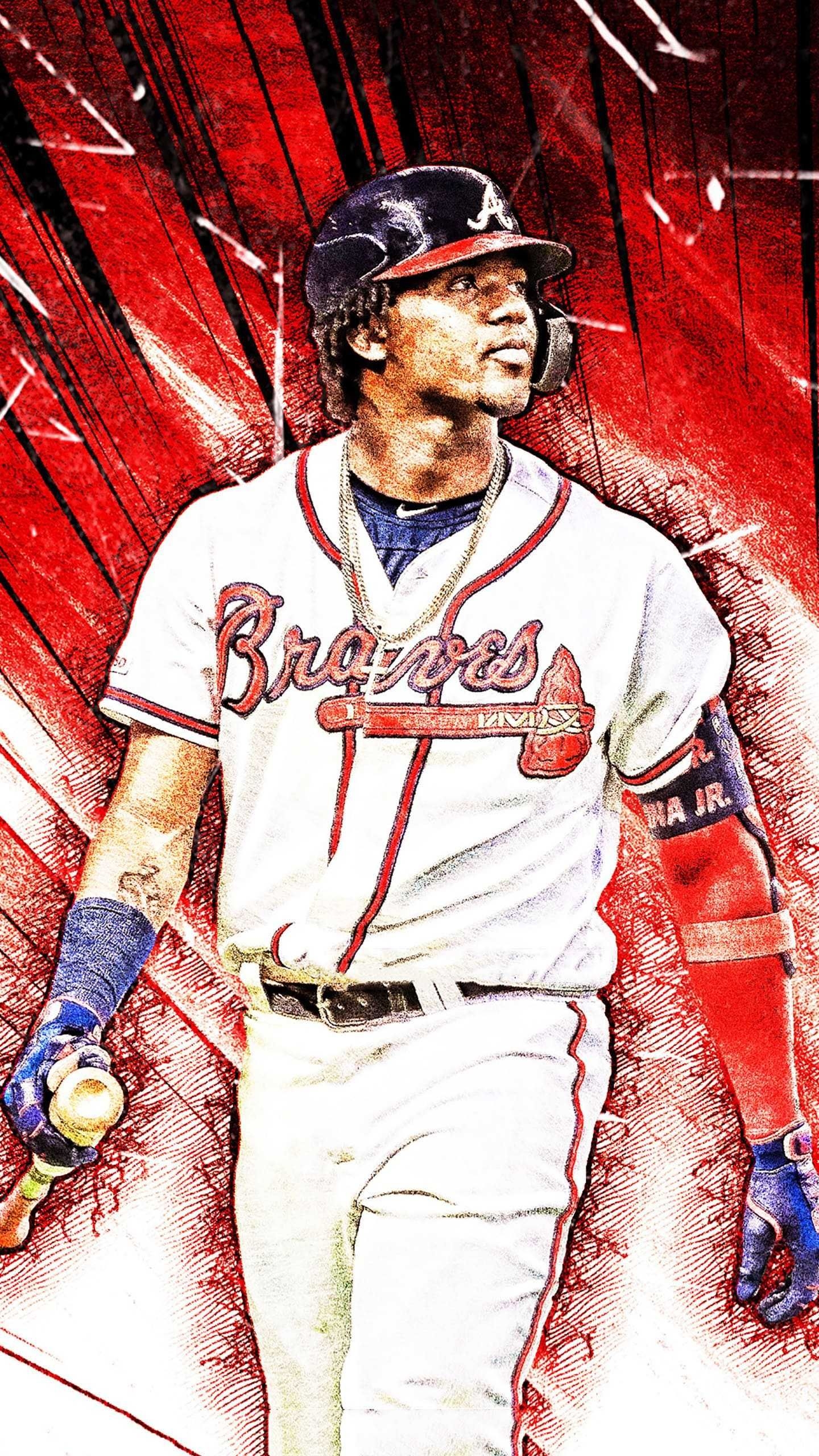 1440x2560 Ronald Acuna Jr Wallpaper, Phone