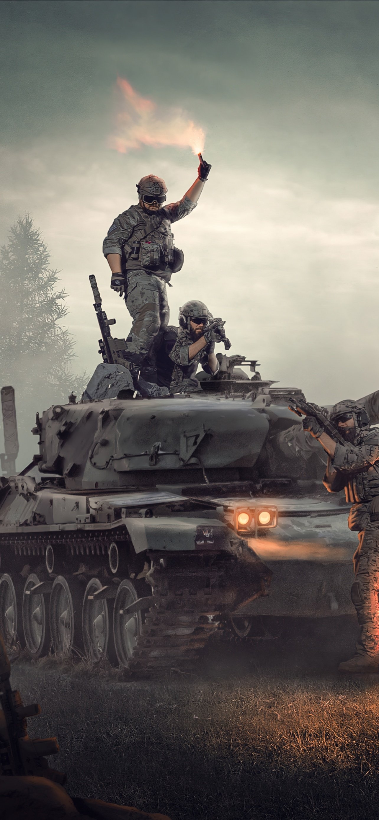 1290x2780 Army Wallpaper 4K, Tanks, Military, Phone