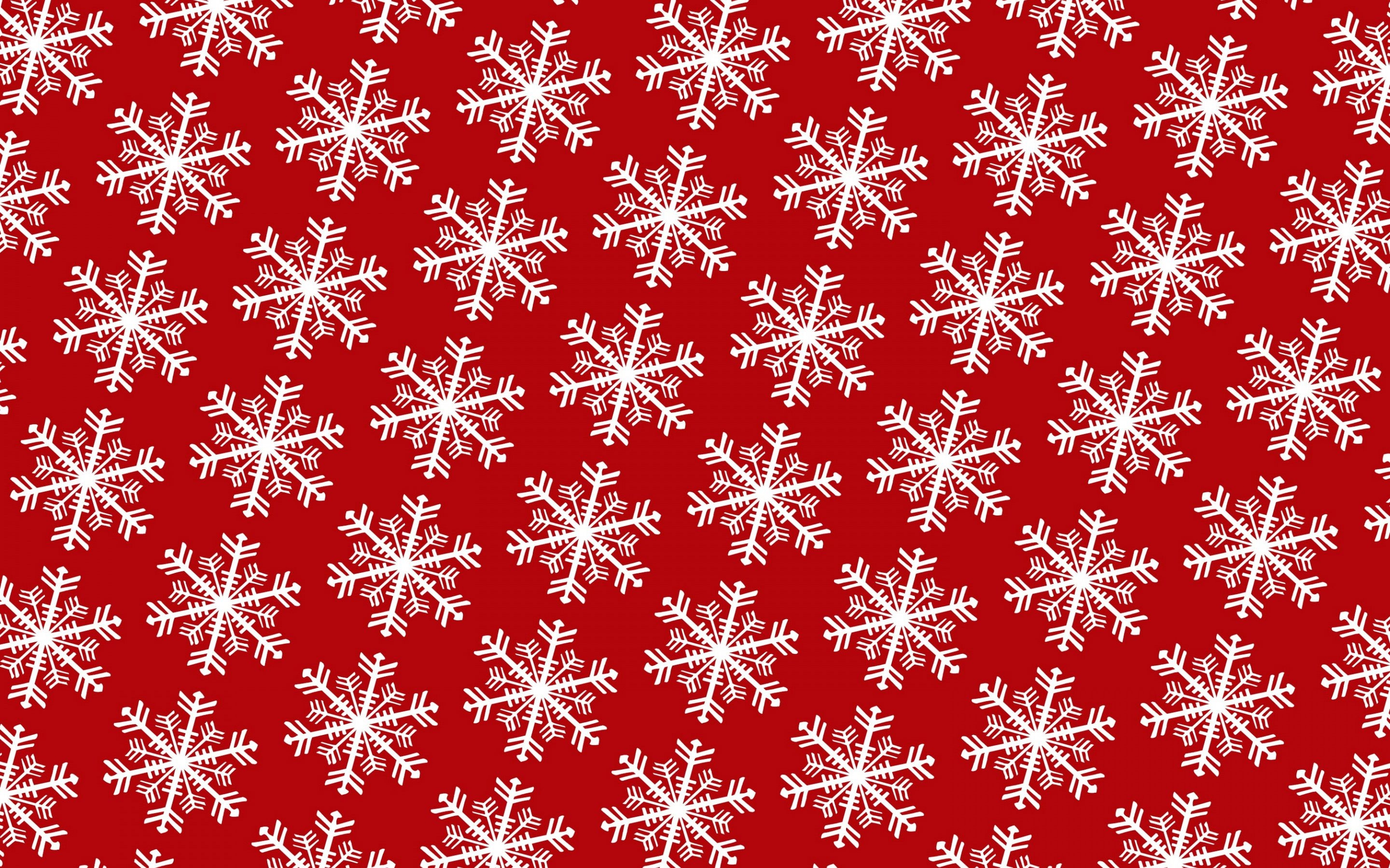 2880x1800 Download wallpaper red snowflakes background, red winter background, white snowflakes, winter background, snowflakes patterns for desktop with resolution. High Quality HD picture wallpaper, Desktop