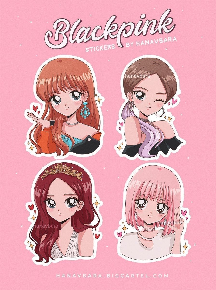 900x1200 Anime Blackpink Wallpaper, Phone