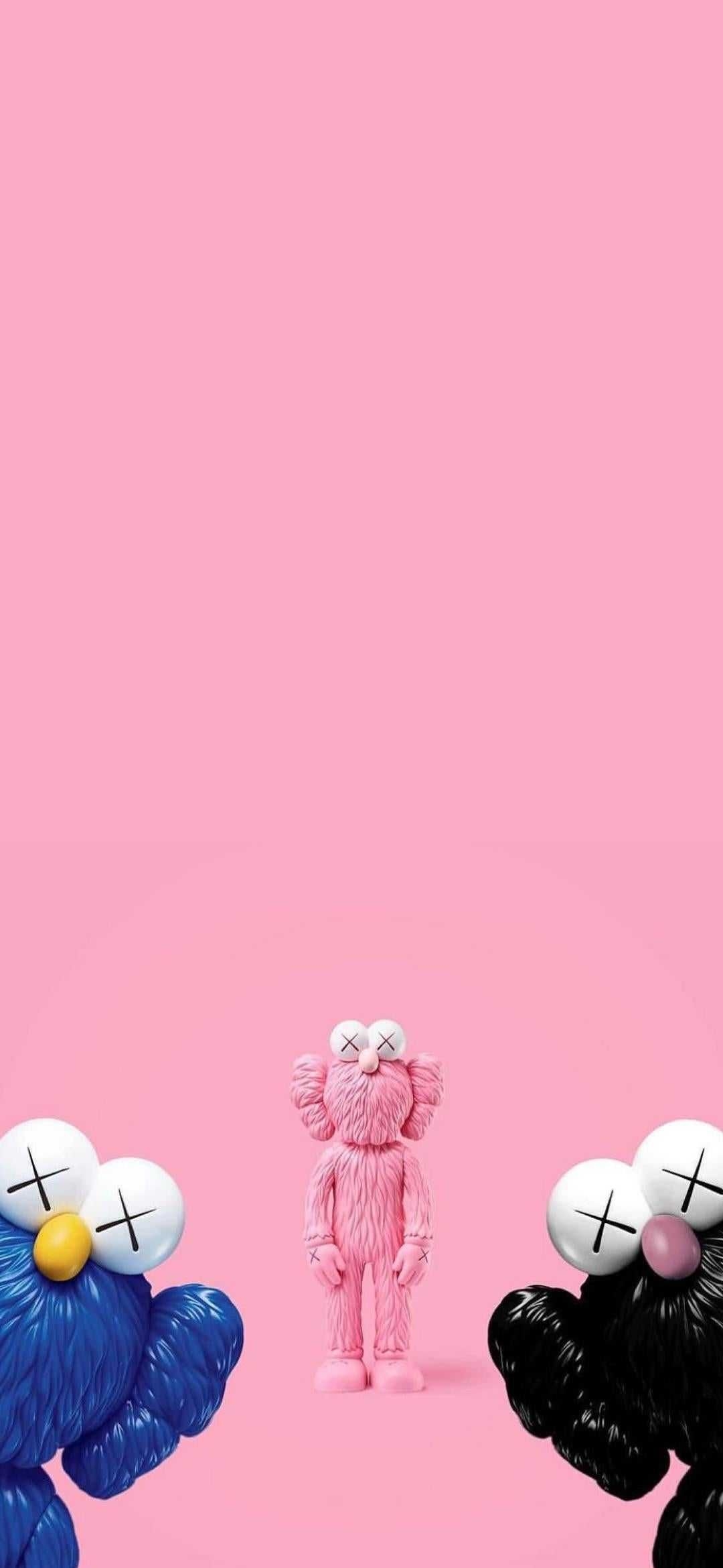 1080x2340 Kaws Background Discover more American, Brian Donnelly, Comic, Figurative Characters, Kaws wal. Kaws wallpaper, iPhone wallpaper girly, Hypebeast iphone wallpaper, Phone