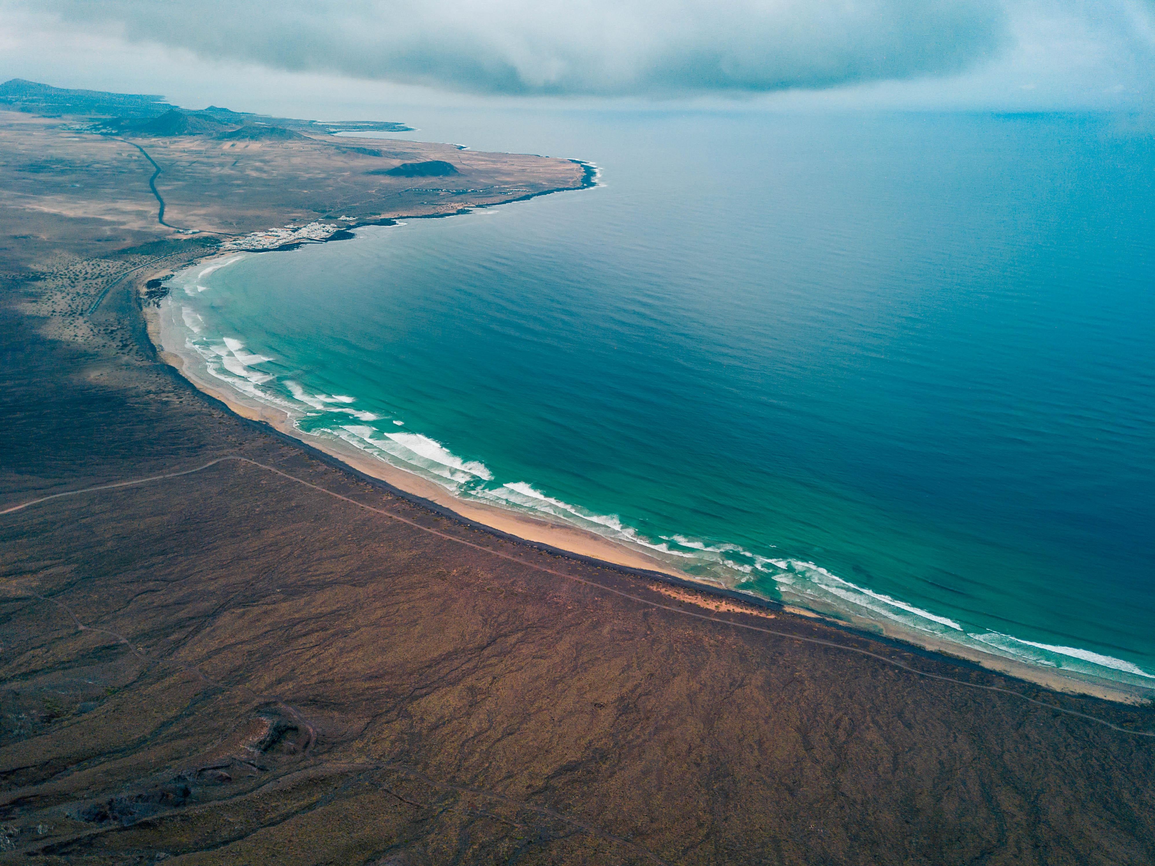 4000x3000 wallpaper ocean, coast, las nieves, canary islands, spain HD, Desktop