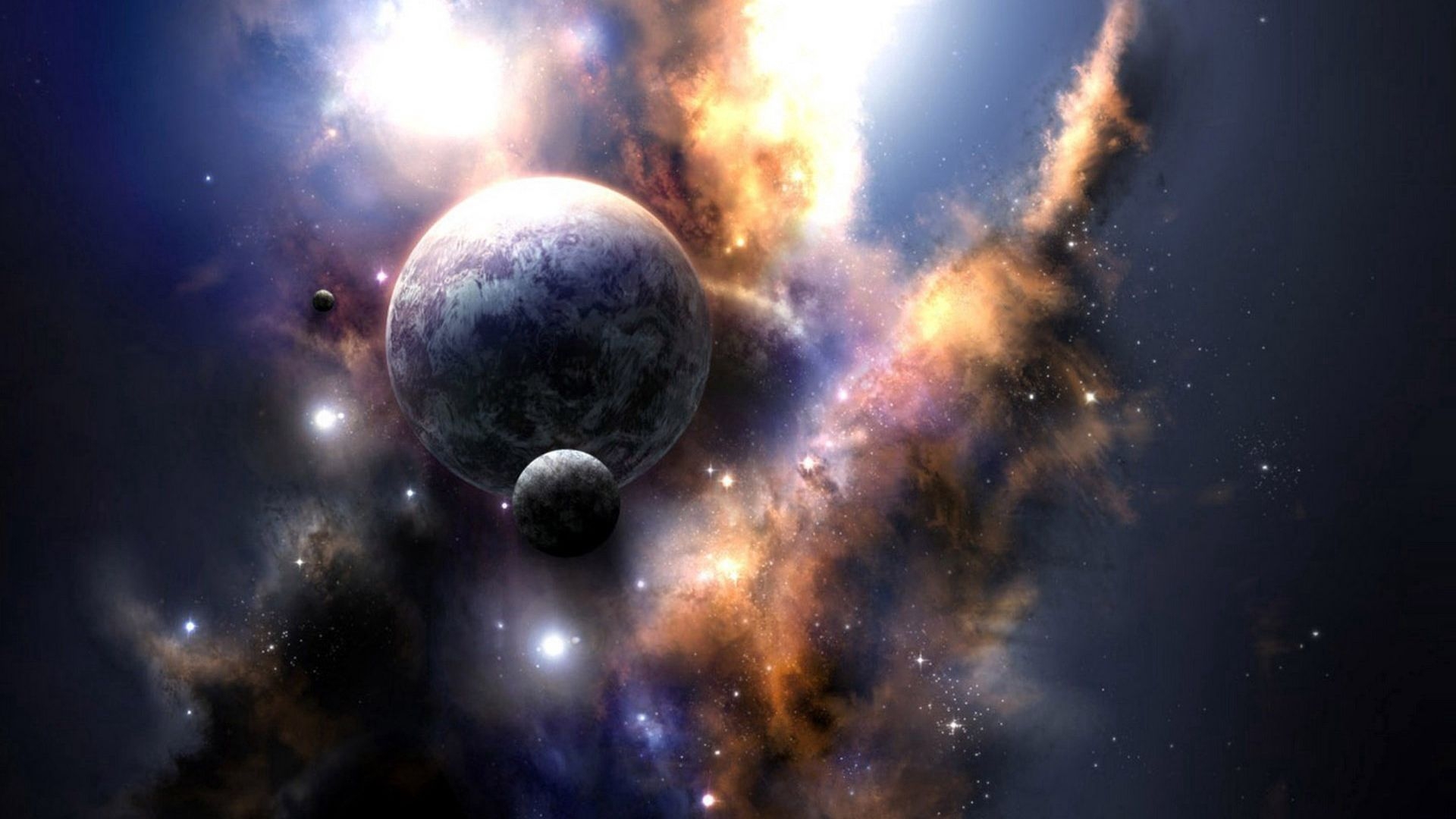 1920x1080 Download wallpaper  space, explosion, beautiful, planet full hd, hdtv, fhd, 1080p HD background, Desktop