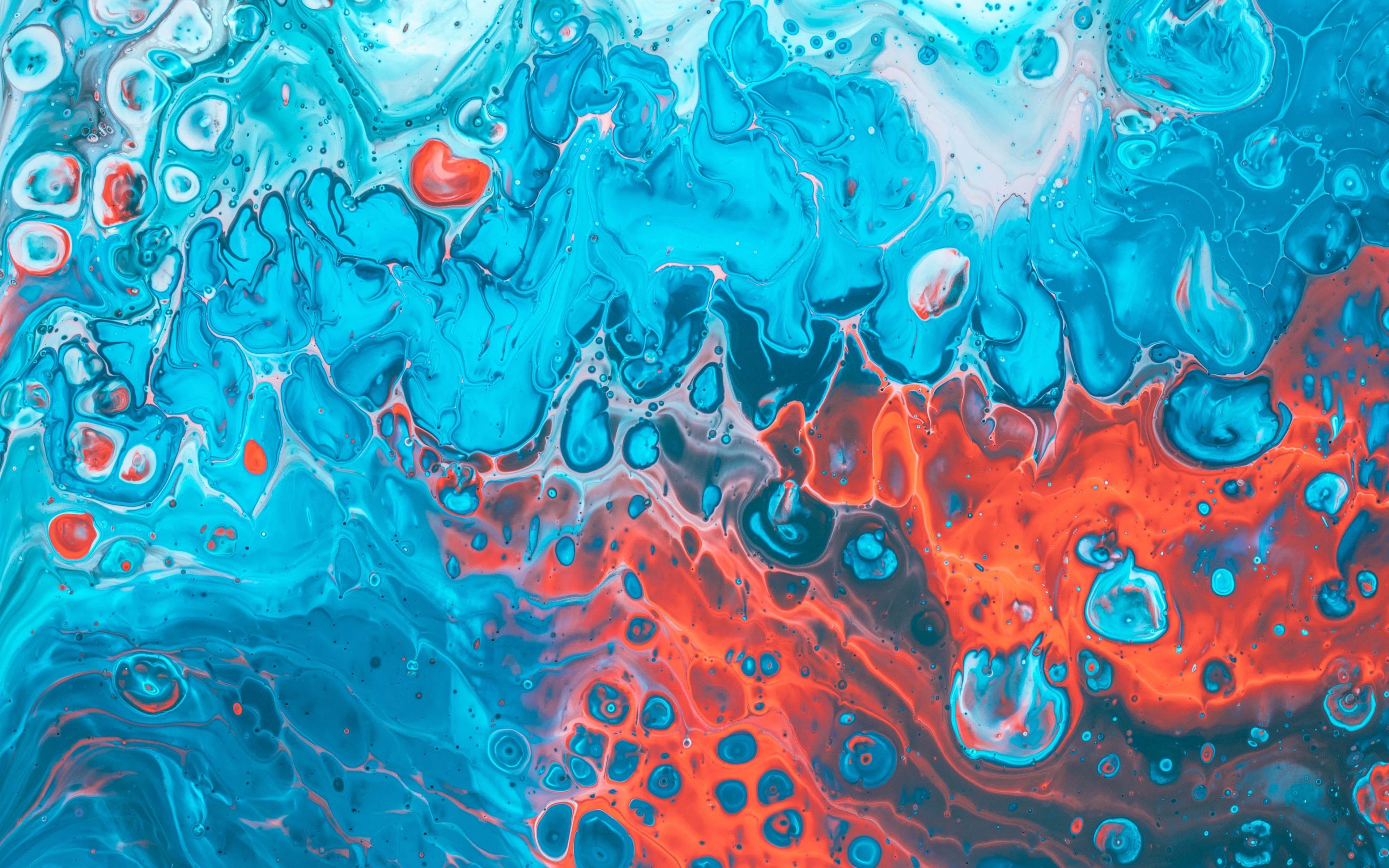 3840x2400 Wallpaper Paint, Stains, Mixing, Liquid, Multicolored Art Wallpaper 4k, Desktop