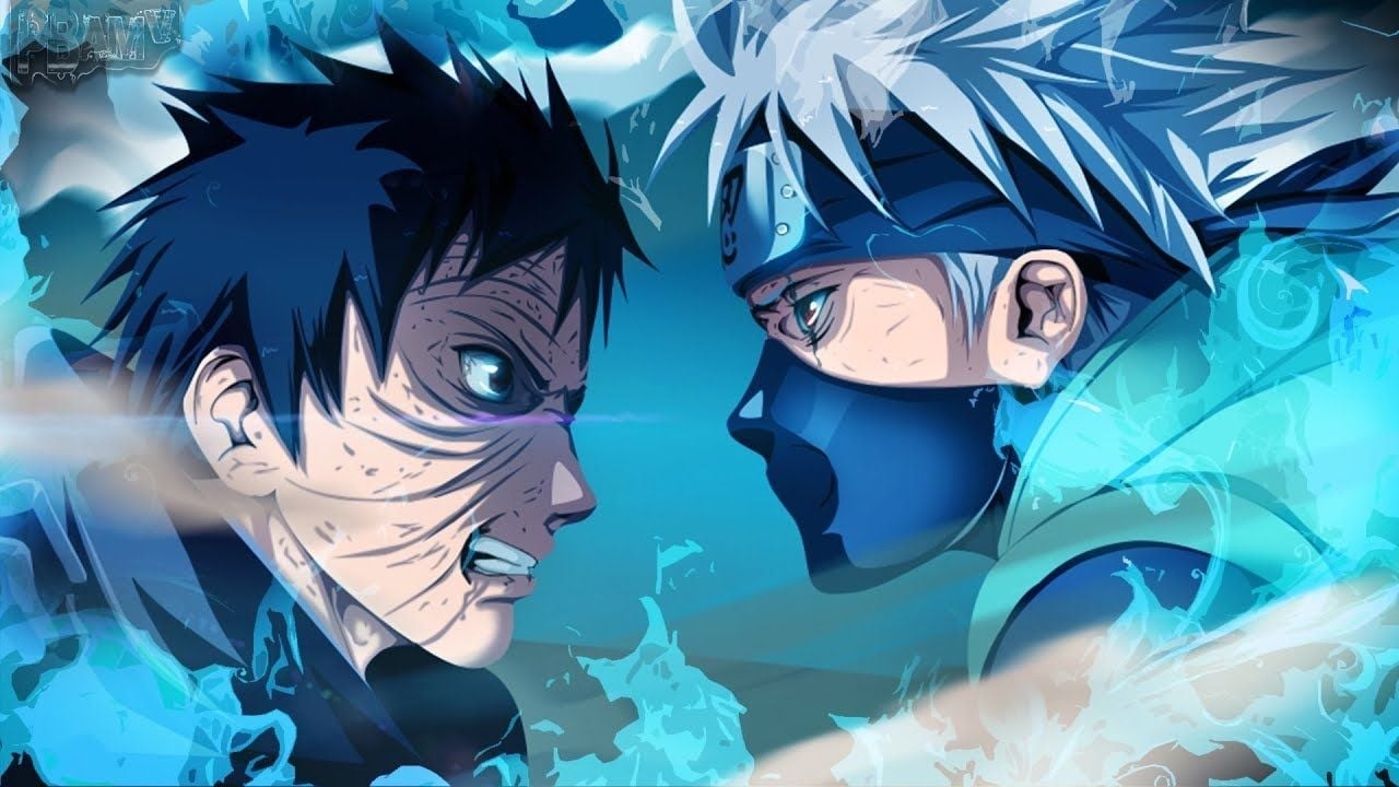 1280x720 Kakashi vs Obito (AMV) and Blue, Desktop