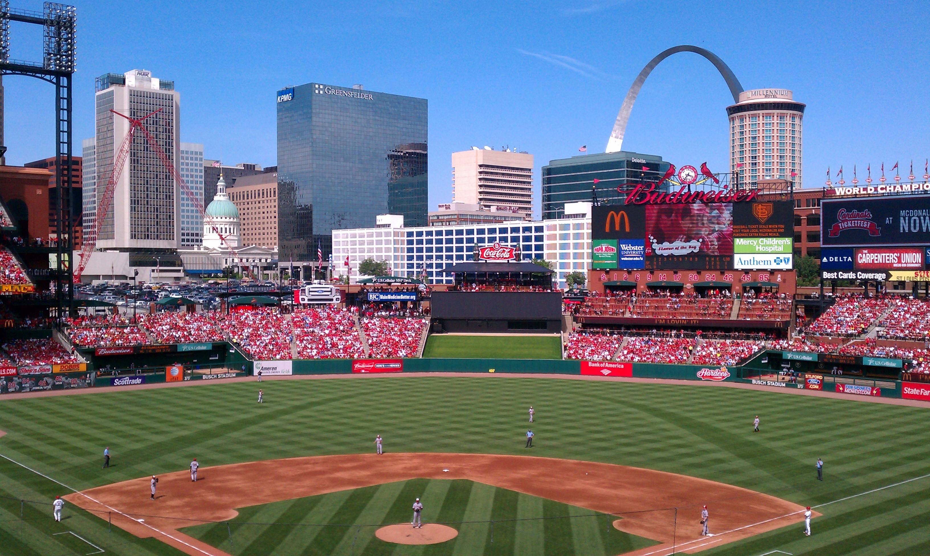 3270x1960 Busch Stadium Wallpaper, Desktop