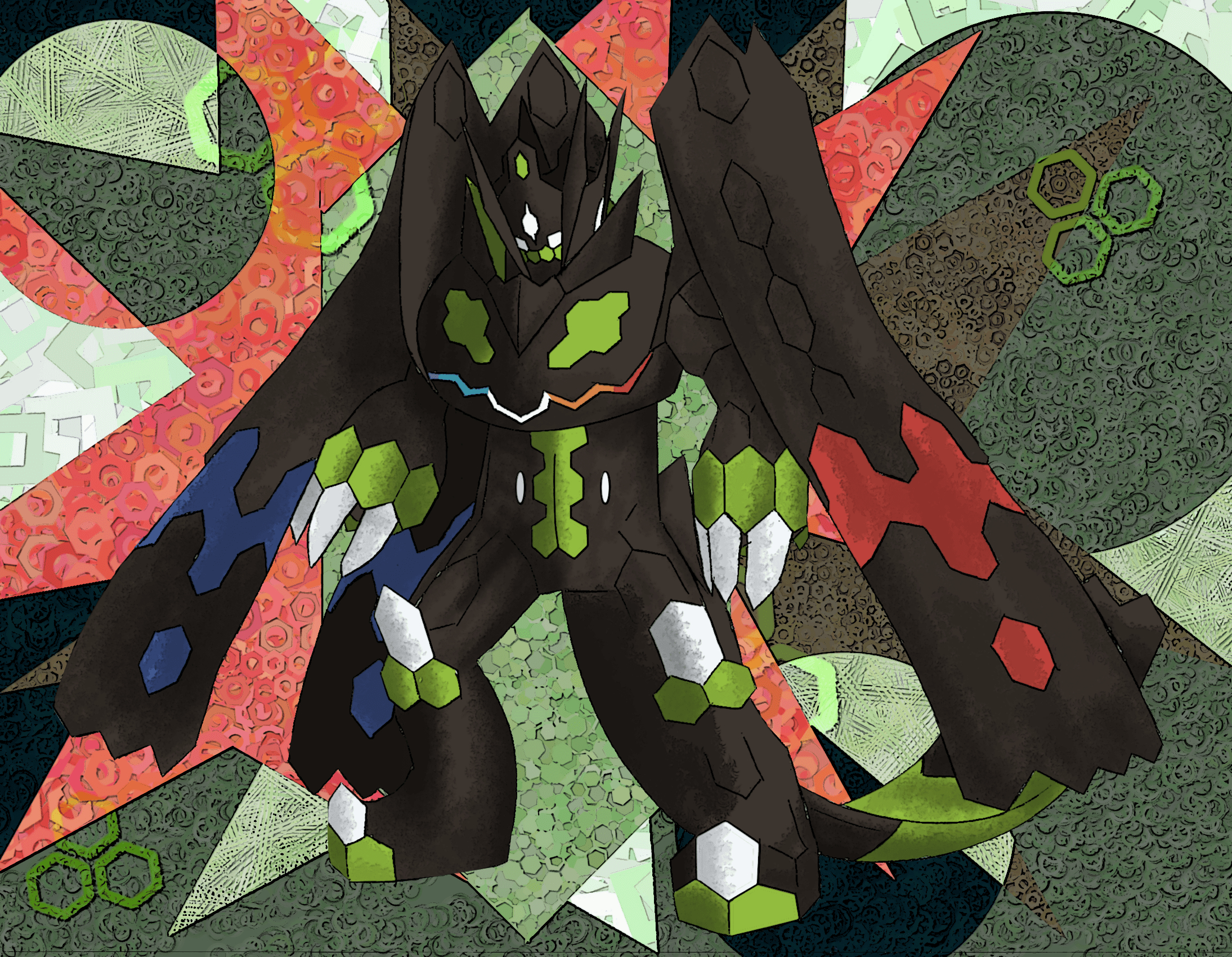 2190x1700 Zygarde Complete Forme HD Wallpaper, Desktop