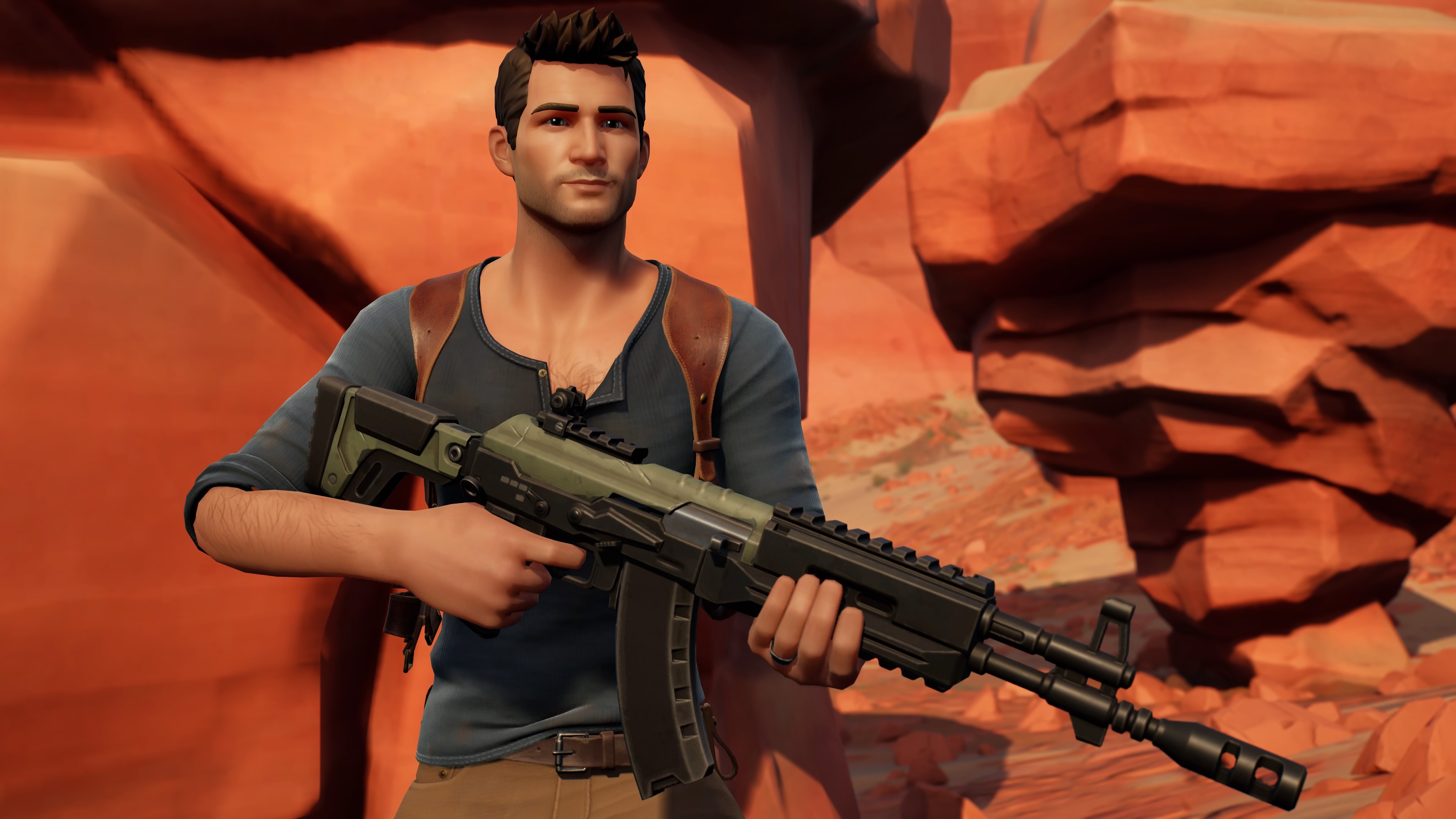 3840x2160 Nathan Drake Fortnite wallpaper, Desktop