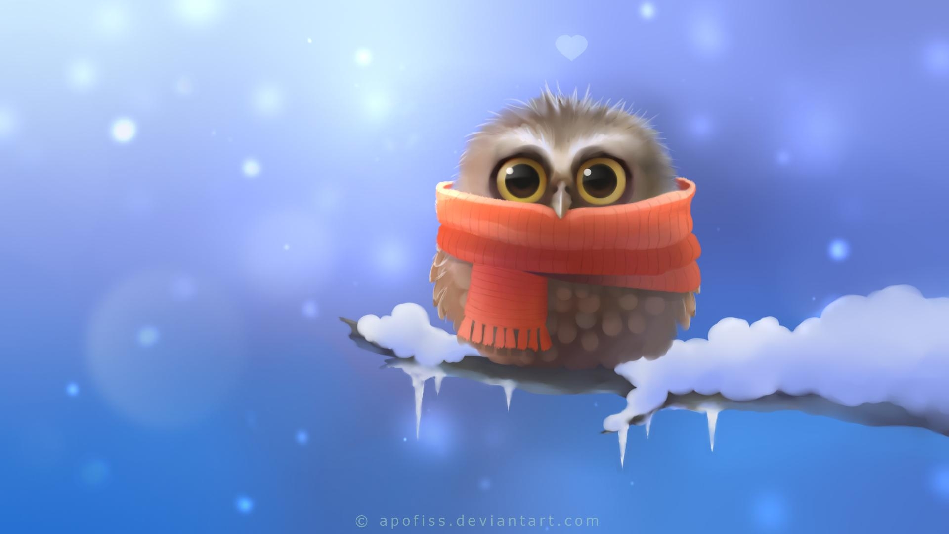 1920x1080 Cute Winter Wallpaper, Desktop