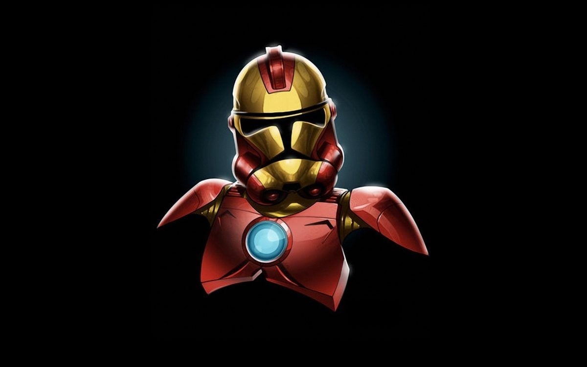 1200x750 Star Wars Minimalistic Iron Man Stormtroopers Marvel Comics Wallpaper At 3D Wallpaper, Desktop