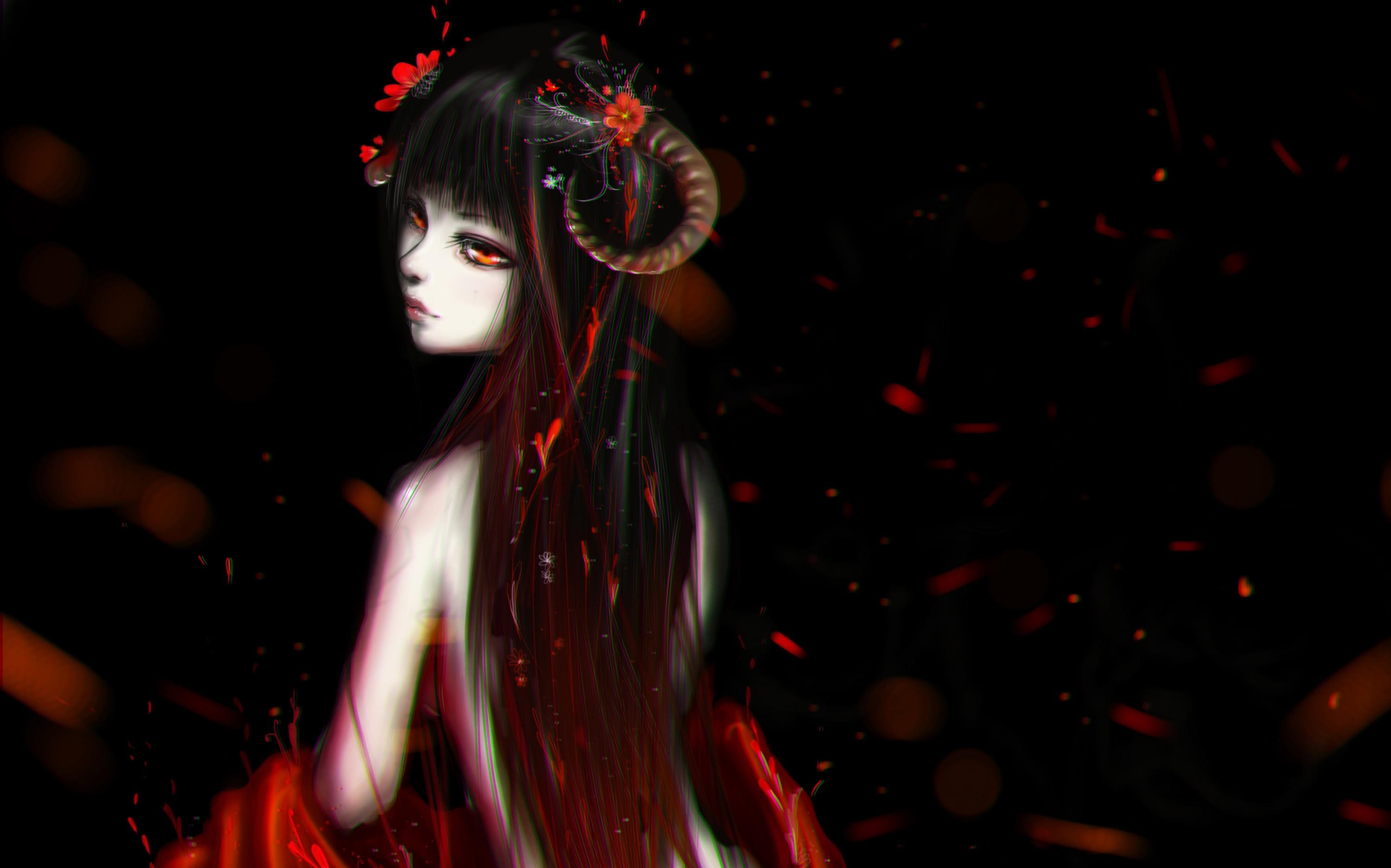 3000x1880 Demon Girl Wallpaper, Desktop