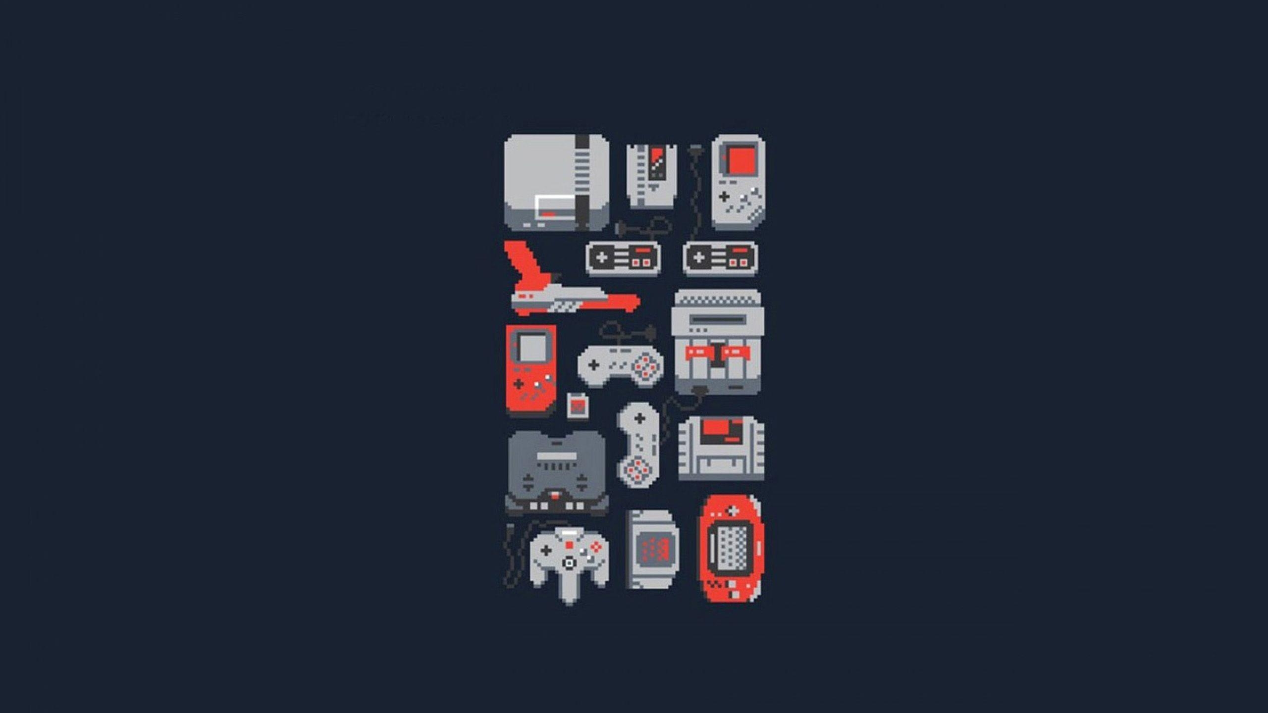 2560x1440 Retro Arcade Wallpaper, Desktop