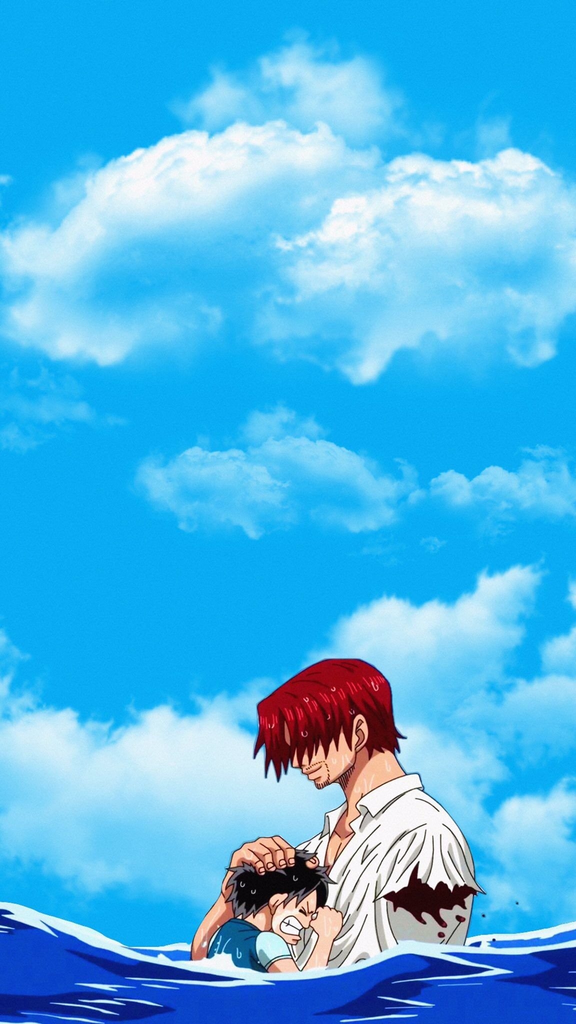 1160x2050 Shanks And Luffy Wallpaper Download, Phone