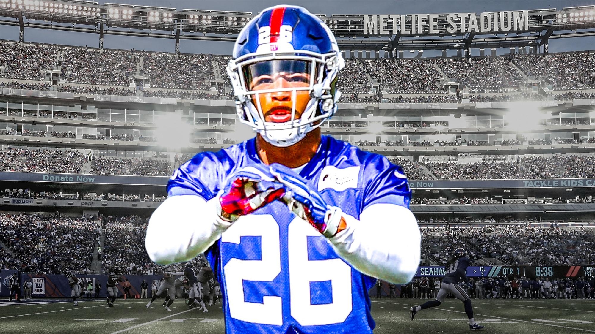 2000x1130 New York Giants RB Saquon Barkley could easily finish 2nd, Desktop