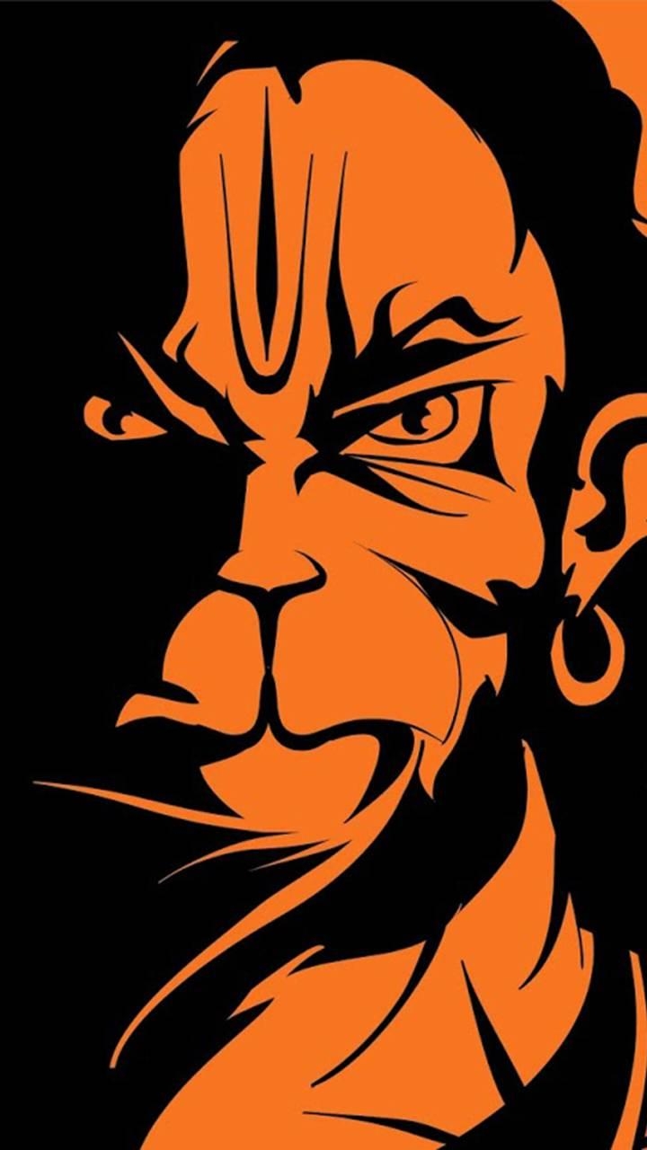 720x1280 Angry Hanuman Wallpaper, Phone