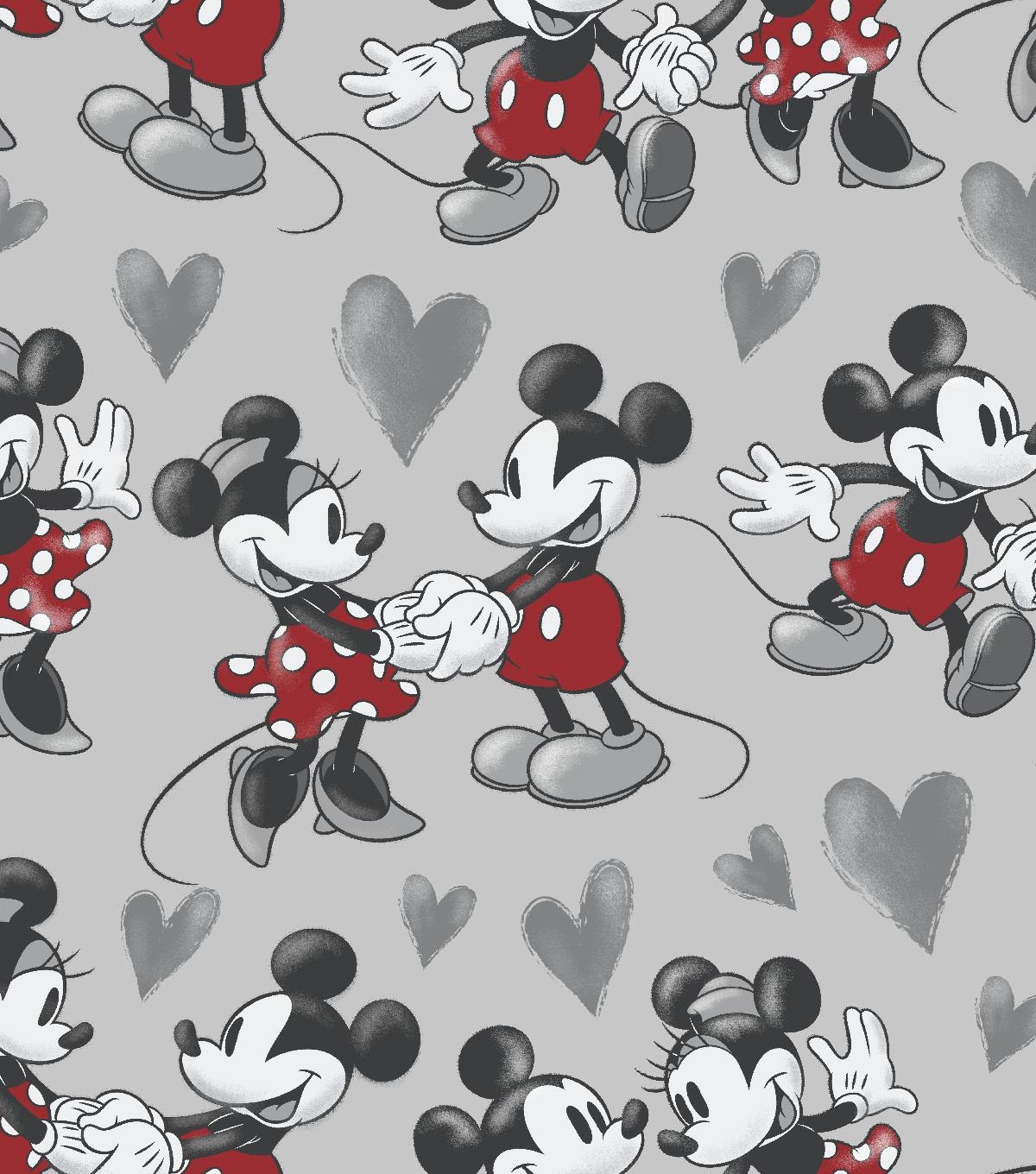 1200x1360 Disney Mickey & Minnie Mouse Fleece Fabric 59'' Vintage Fun. Joann, Phone