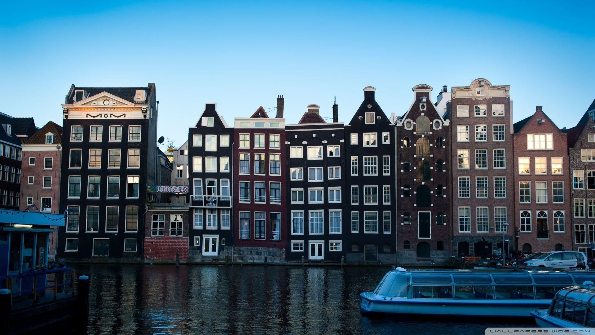 1920x1080 Damrak, Amsterdam HD desktop wallpaper, High Definition, Desktop