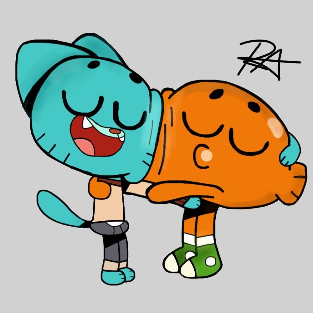 1000x1000 The Amazing World of Gumball image gumball and darwin fanart HD, Phone