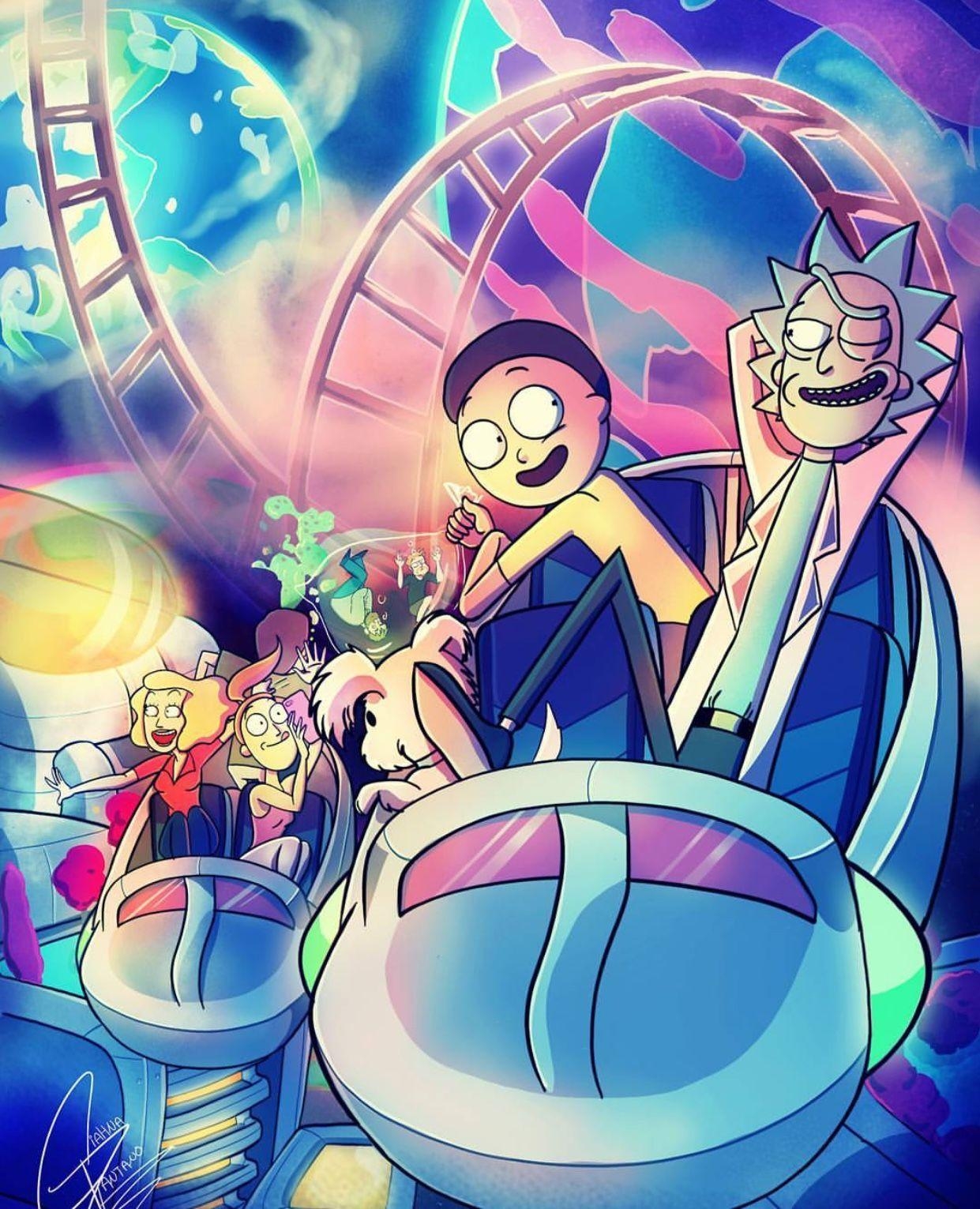 1250x1540 Credit to: icecry on tumblr. Rick i morty, Rick, morty poster, Phone