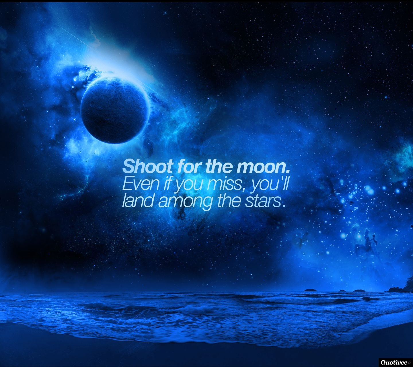 1440x1280 Shoot for the Moon Wallpaper, Desktop