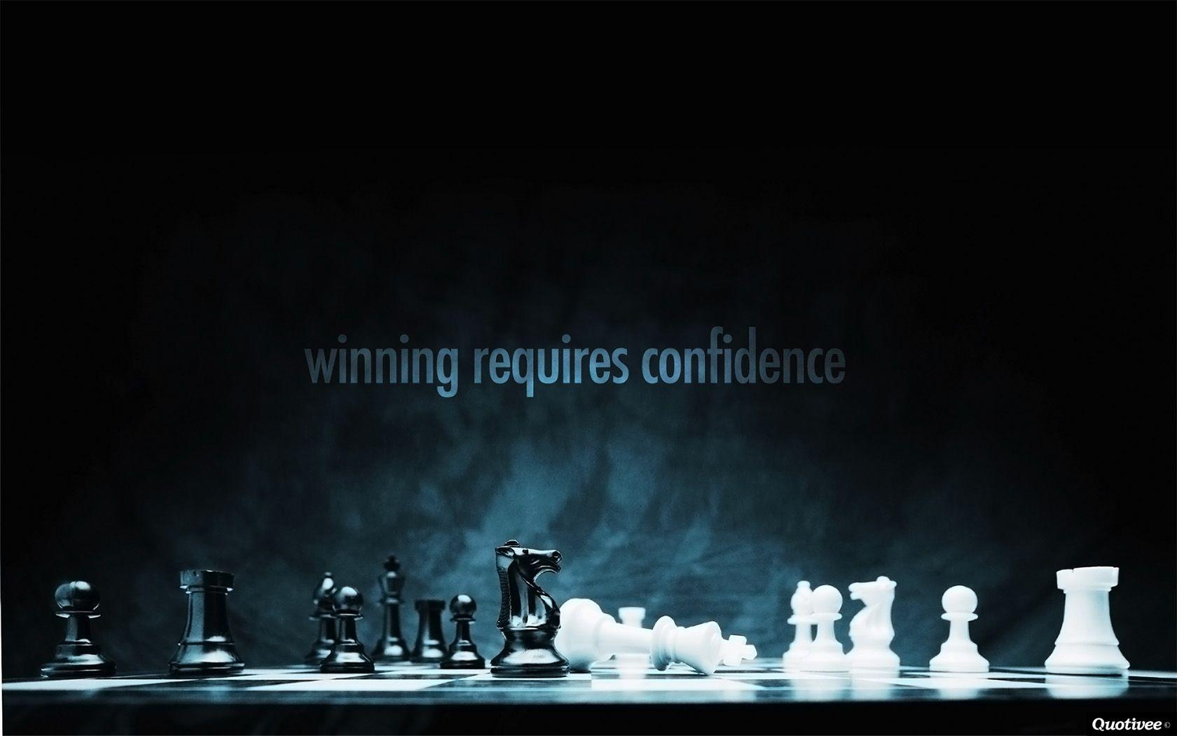 1680x1050 Winning requires confidence Quote Wallpaper, Desktop