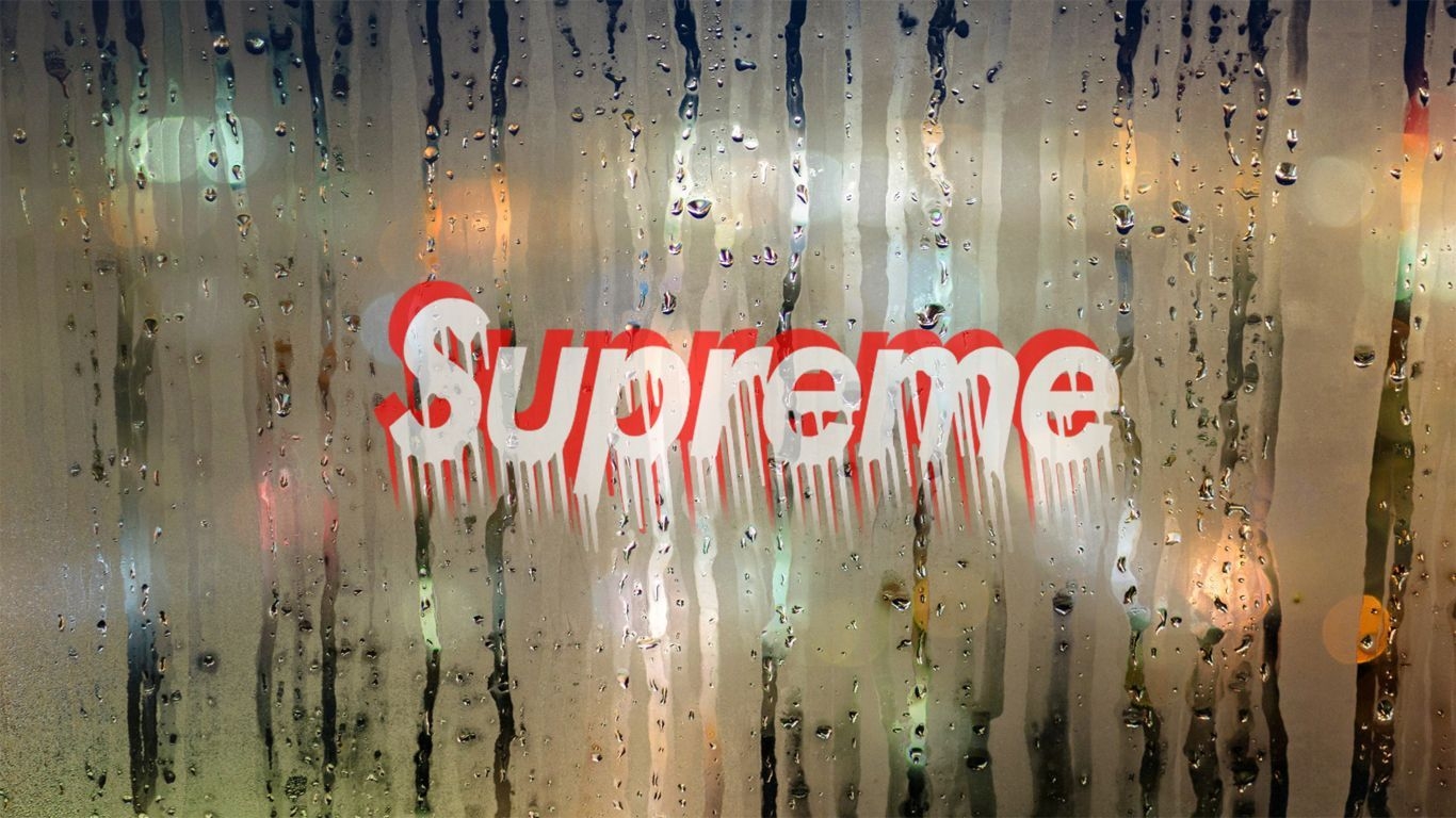 1370x770 Free download HD Drippy Supreme logo cool backgroundwallpaper, Desktop