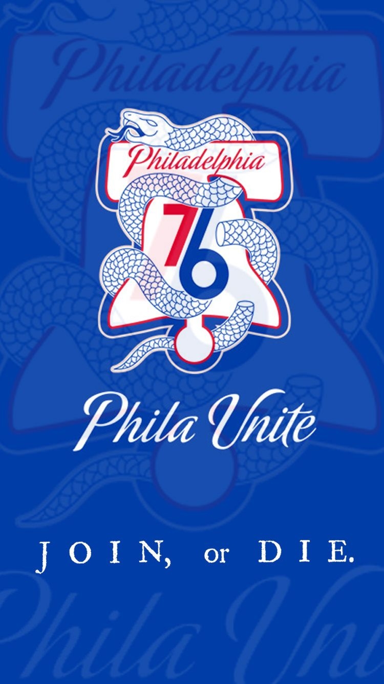 750x1340 Sixers Playoff Wallpaper Join Or Die Sixers Logo HD Wallpaper, Phone