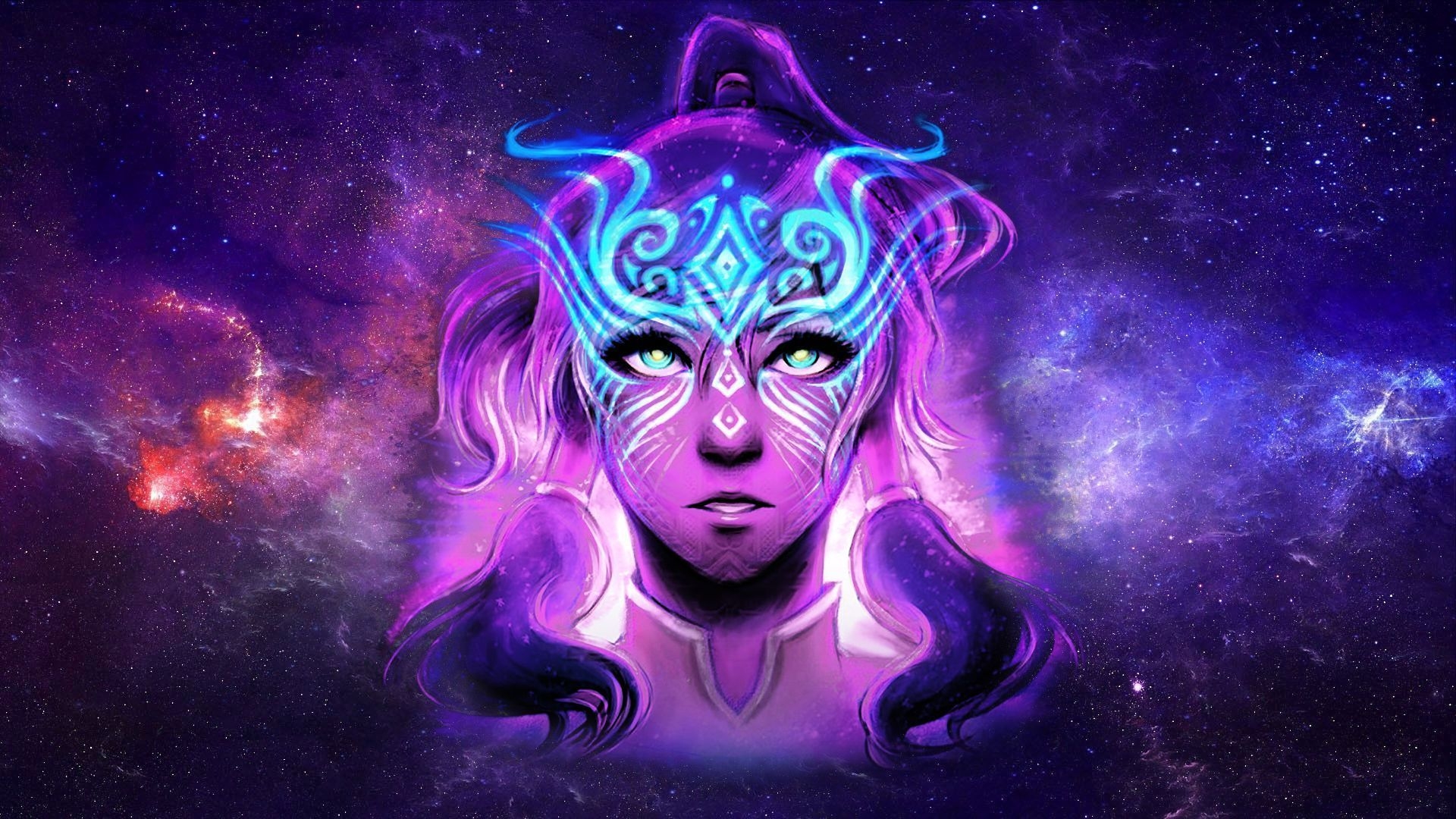 1920x1080 Trippy Girl Wallpaper, Desktop