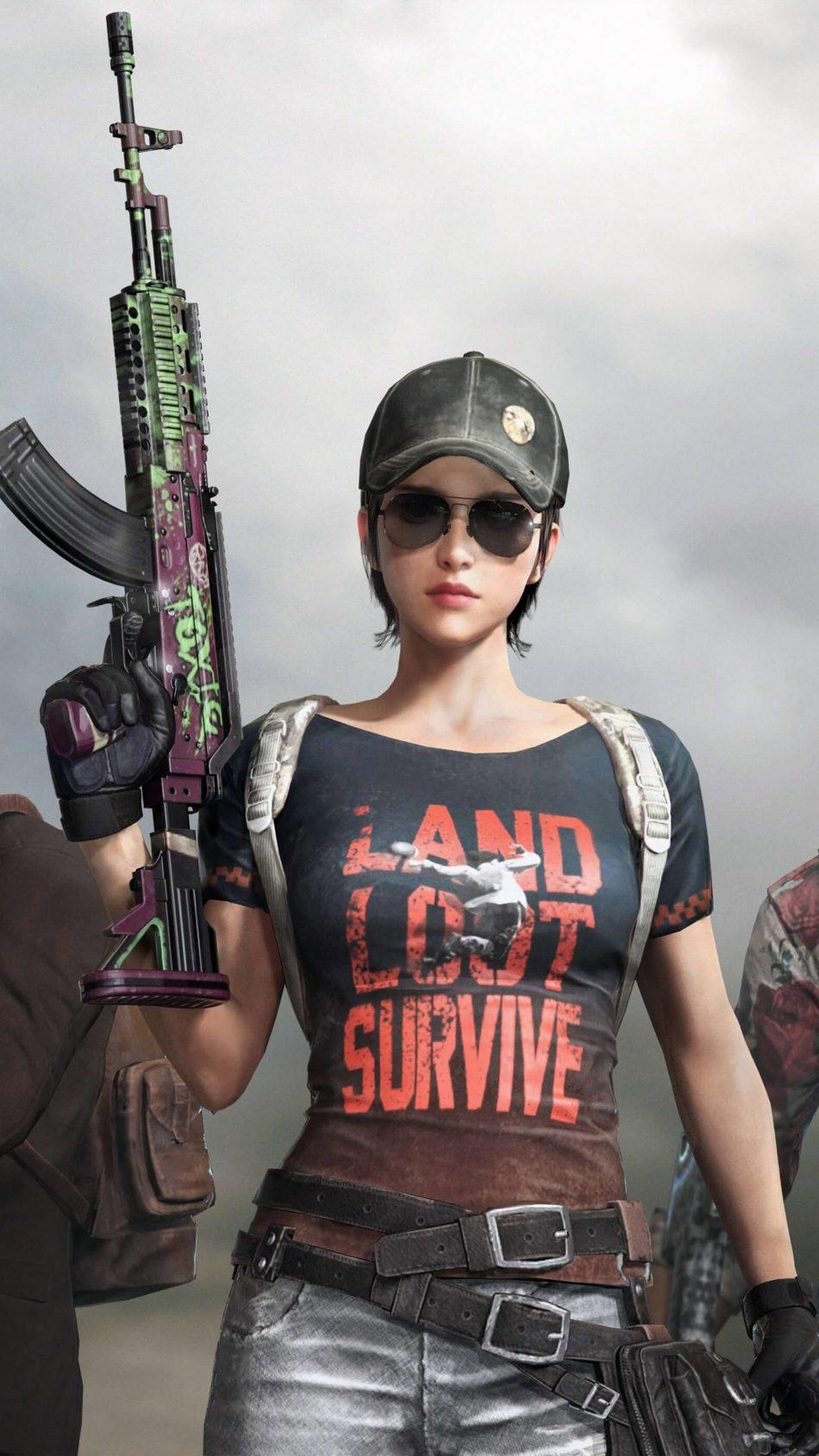 950x1690 Pubg Girl Wallpaper 4k Download. Hack Pubg Mobile Ios 2019, Phone