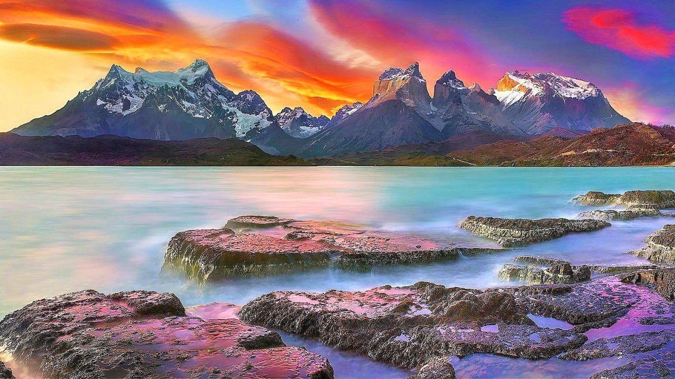 1370x770 Wallpaper Tagged With Patagonia: Forest Beautiful Rocks Patagonia, Desktop