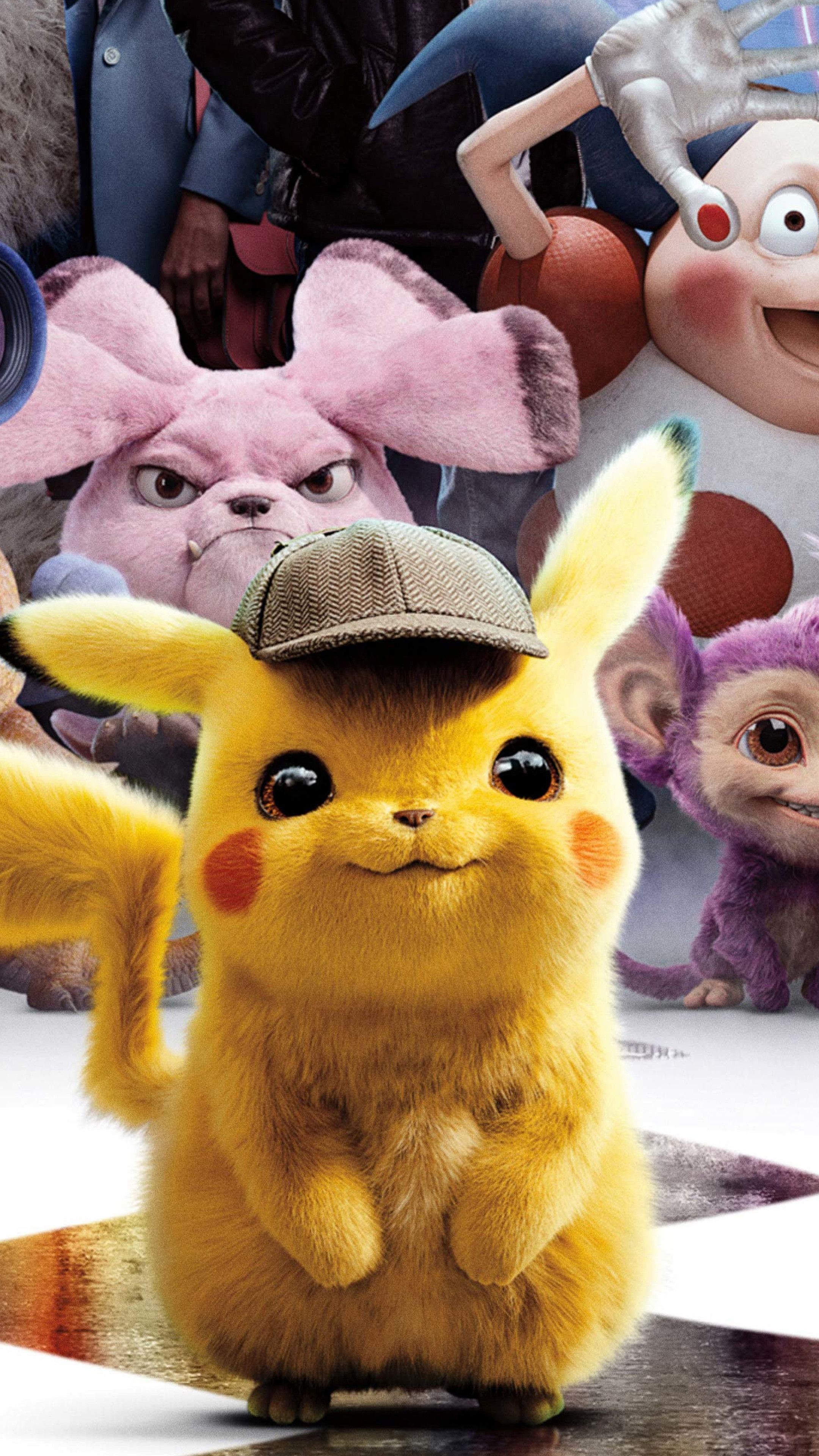 2160x3840 Pokemons in Pokemon Detective Pikachu iPhone 6s, 6 HD, Phone