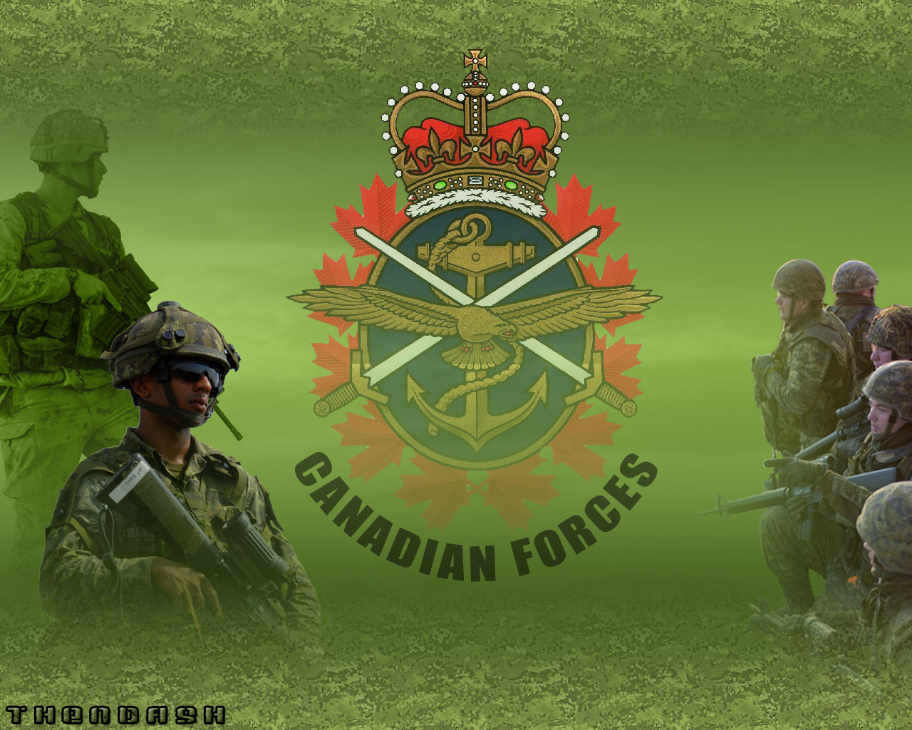 1280x1030 Canadian Army Wallpaper, Desktop