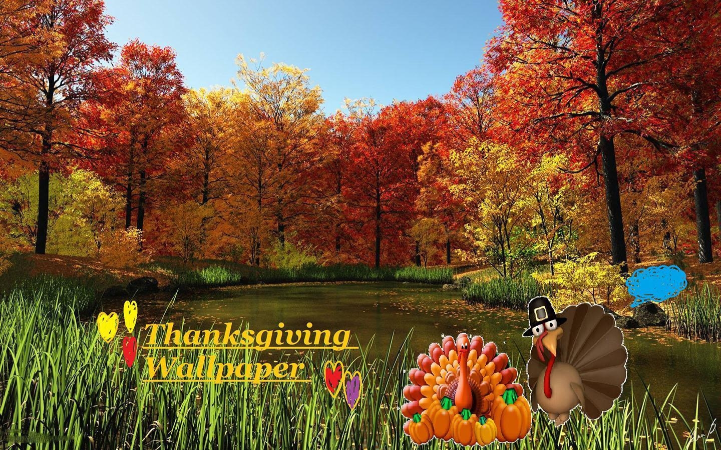 1440x900 3D Thanksgiving Wallpaper for Android, Desktop