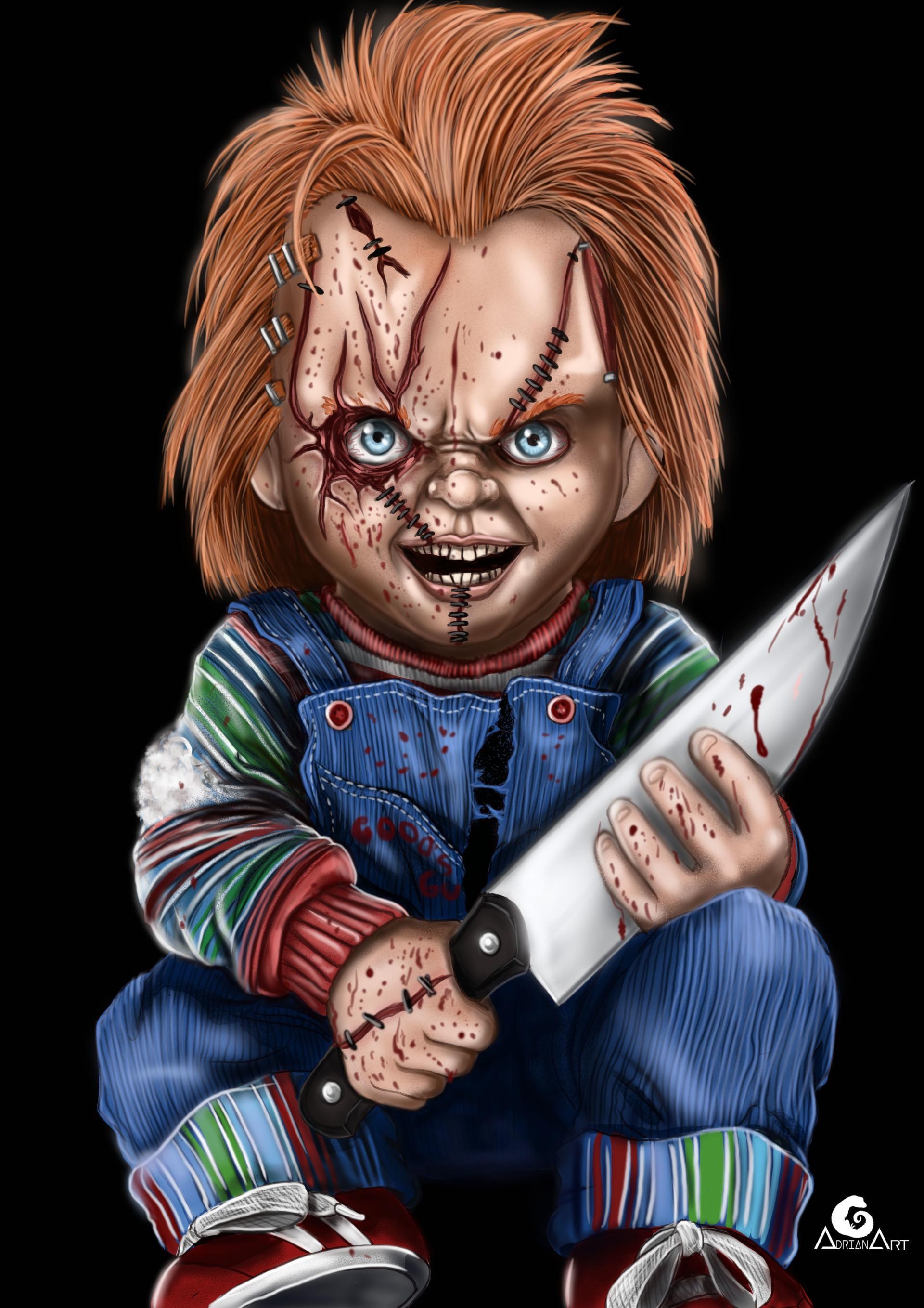 1920x2720 Chucky vs Harley Quinn Wallpaper HD for Android, Phone