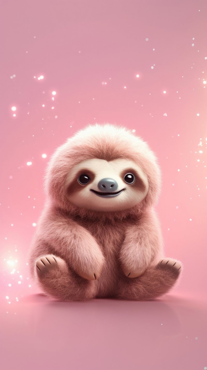 800x1430 Sloth Illustration Image. Free Photo, Phone