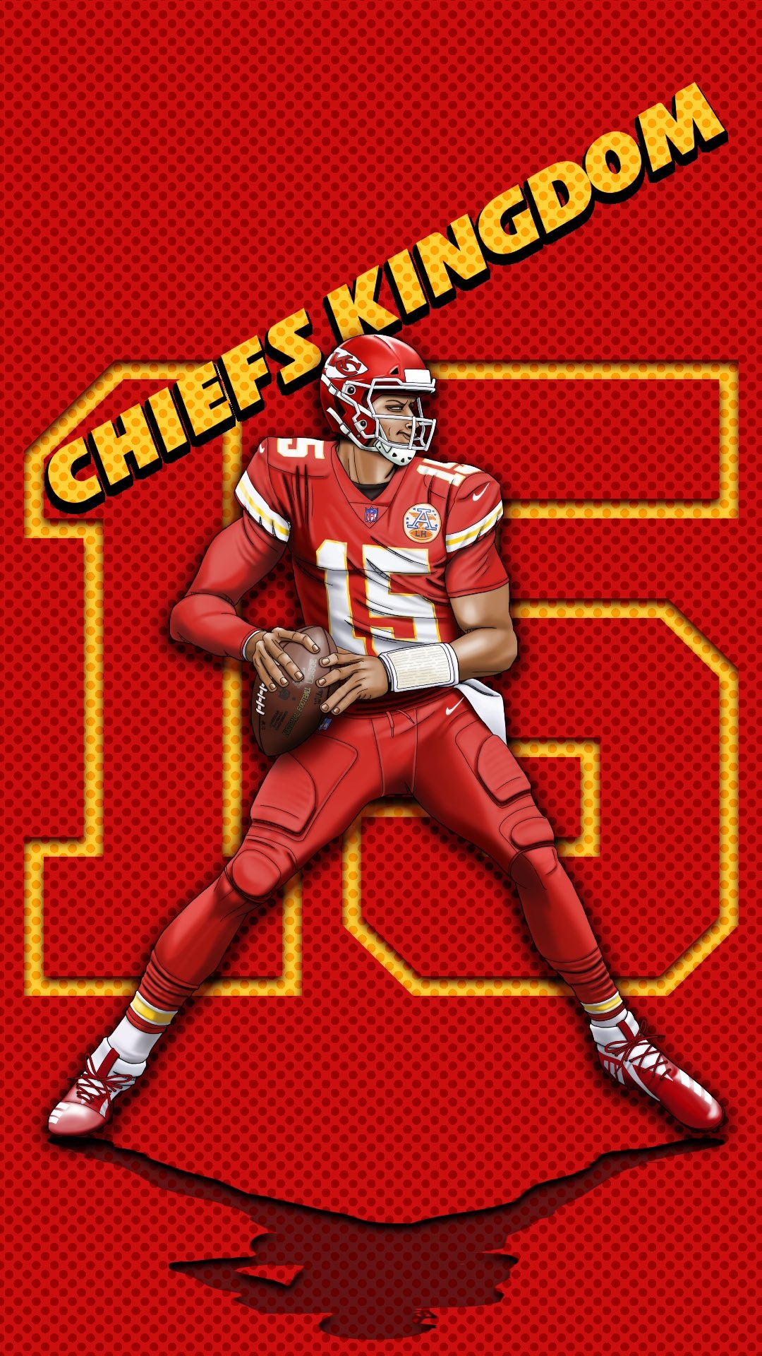 1080x1920 Patrick Mahomes II Kansas City Chiefs wallpaper, Phone