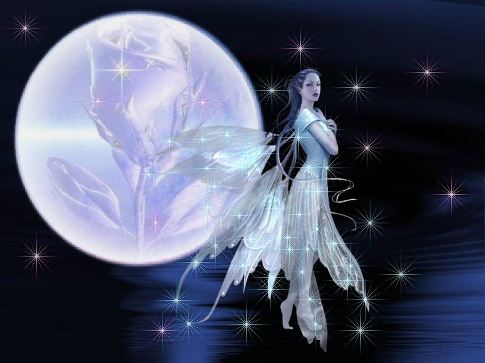 1600x1200 Free download Moon Fairy Wallpaper HD 4 Desktop Wallpaper, Desktop