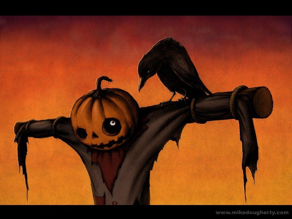 1030x770 Fall Scarecrow Wallpaper, Desktop