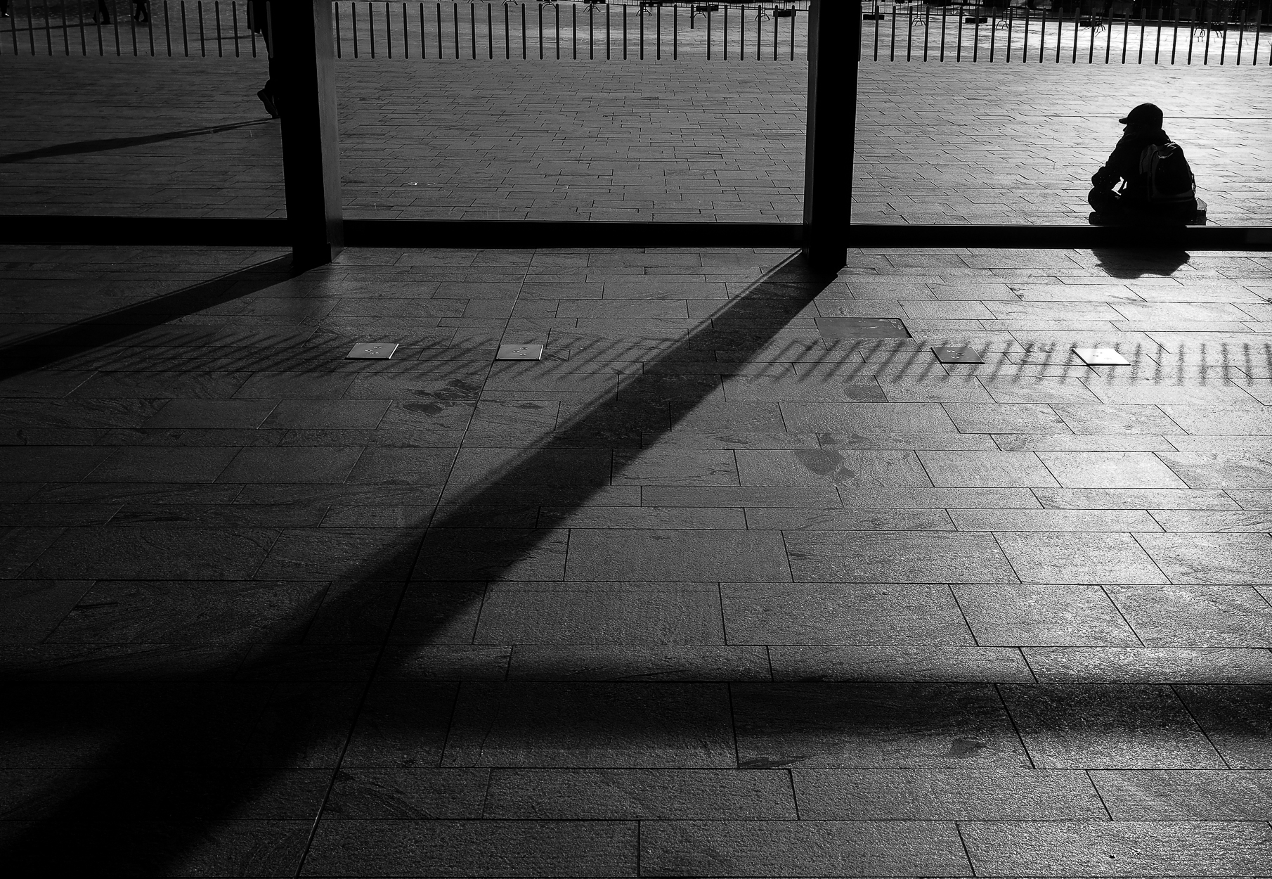 1810x1250 Wallpaper, men, people, women, street, urban, reflection, shadow, Rotterdam, holland, light, color, boy, girl, bw, shape, floor, line, photograph, darkness, straatfotografie, olympusomde olympus40150pro, black and white, monochrome photography, Desktop