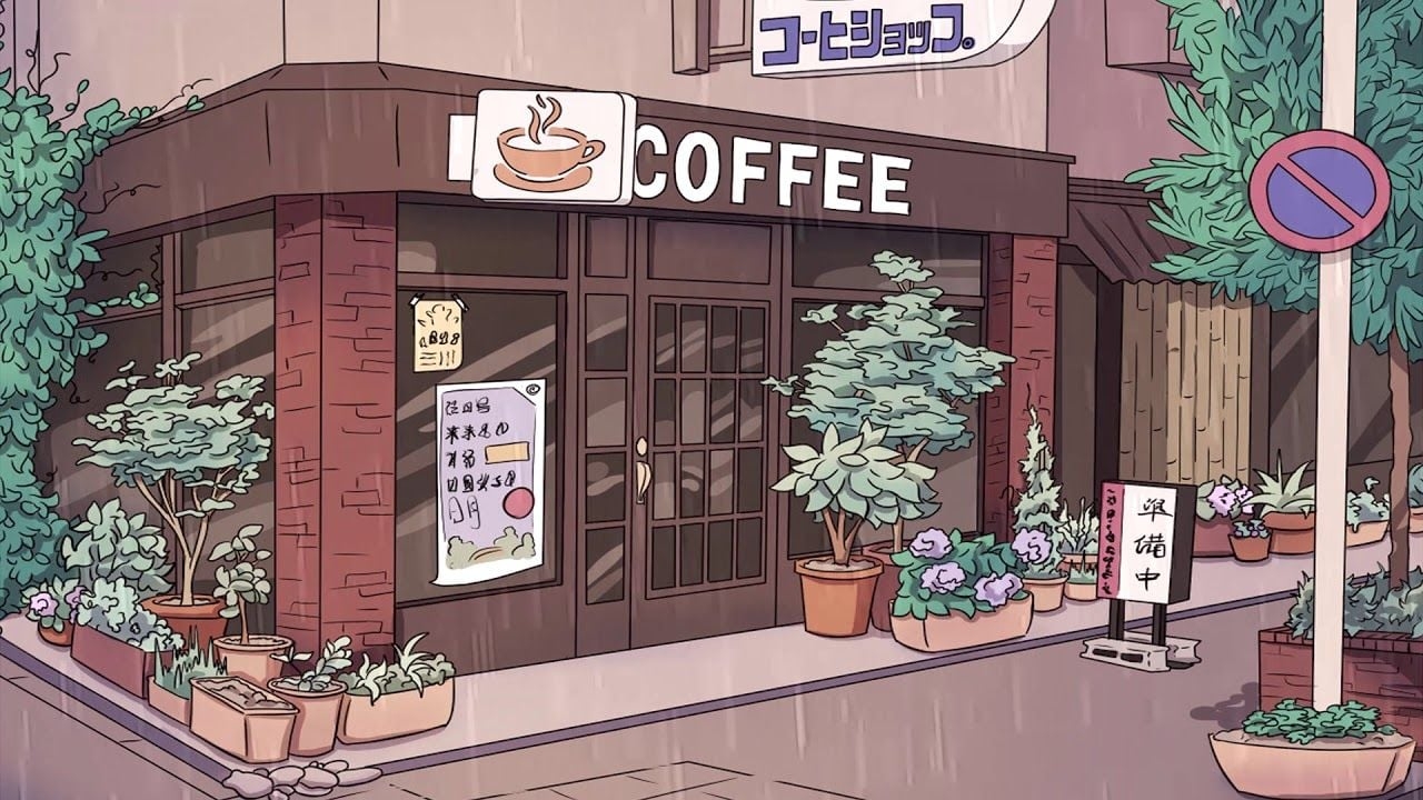 1280x720 coffee shop ☕ calm lofi hiphop mix, Desktop