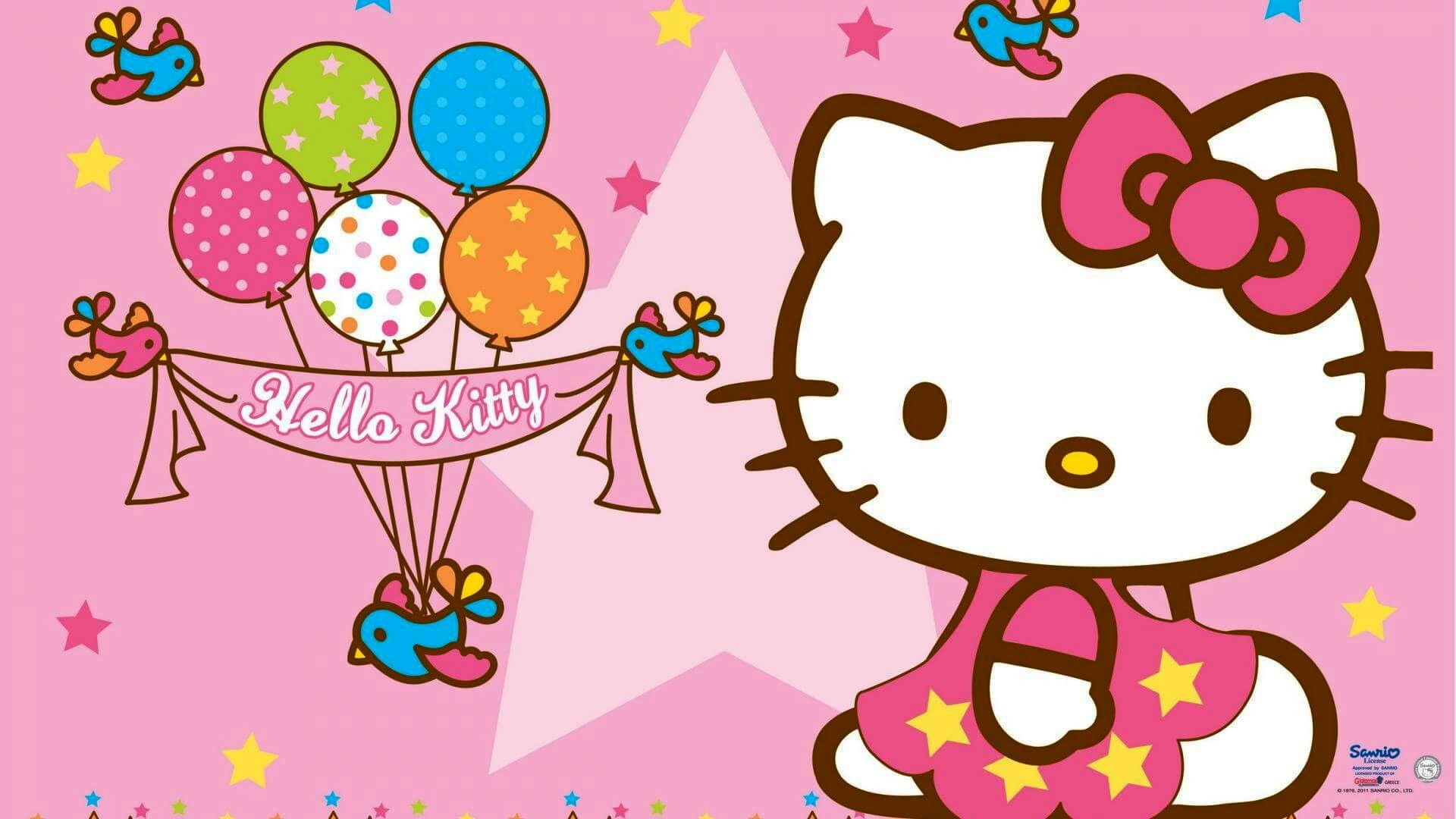 1920x1080 Wallpaper of Hello Kitty HD 2022, Desktop