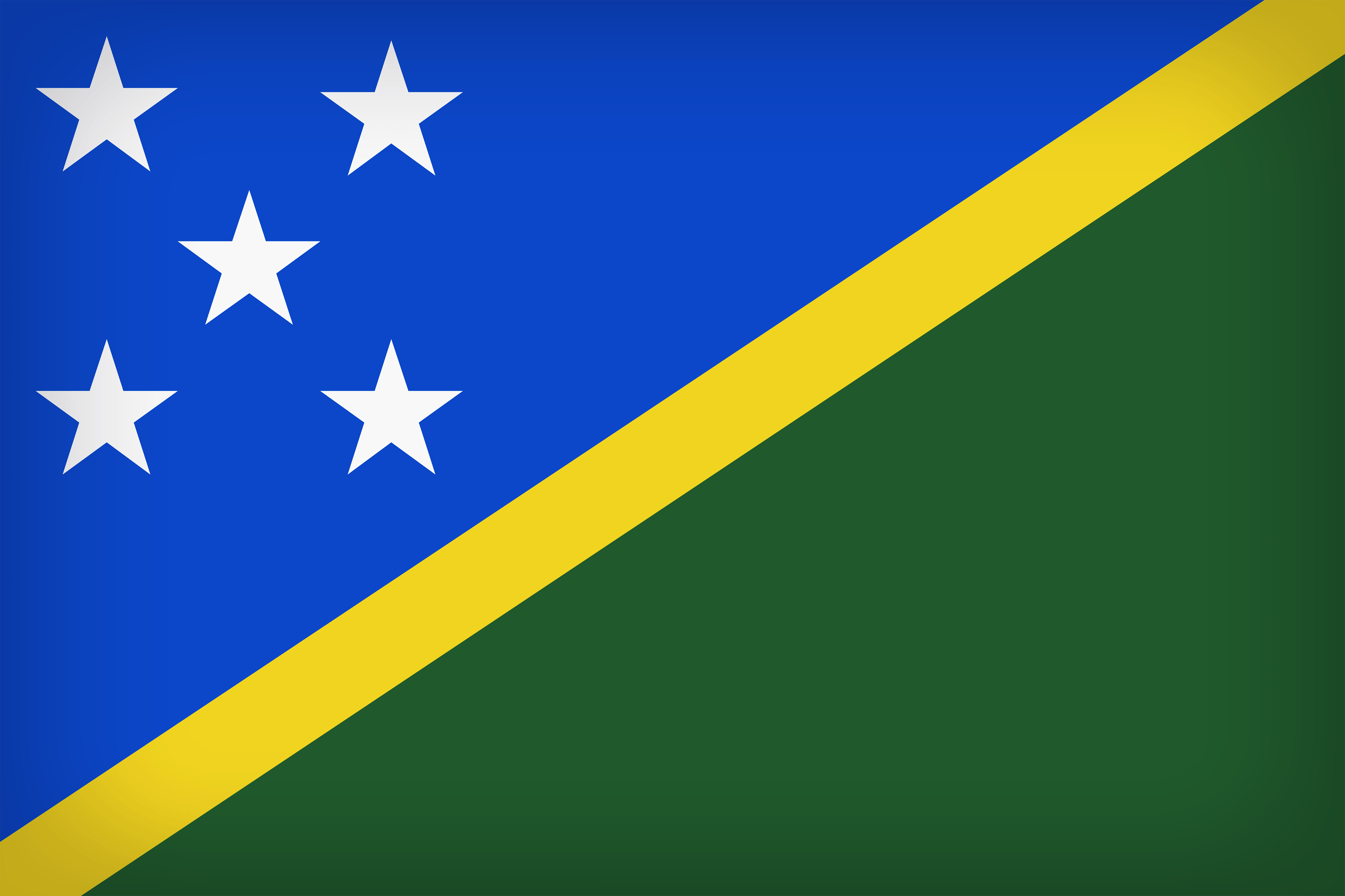 5000x3340 Solomon Islands Large Flag Quality, Desktop