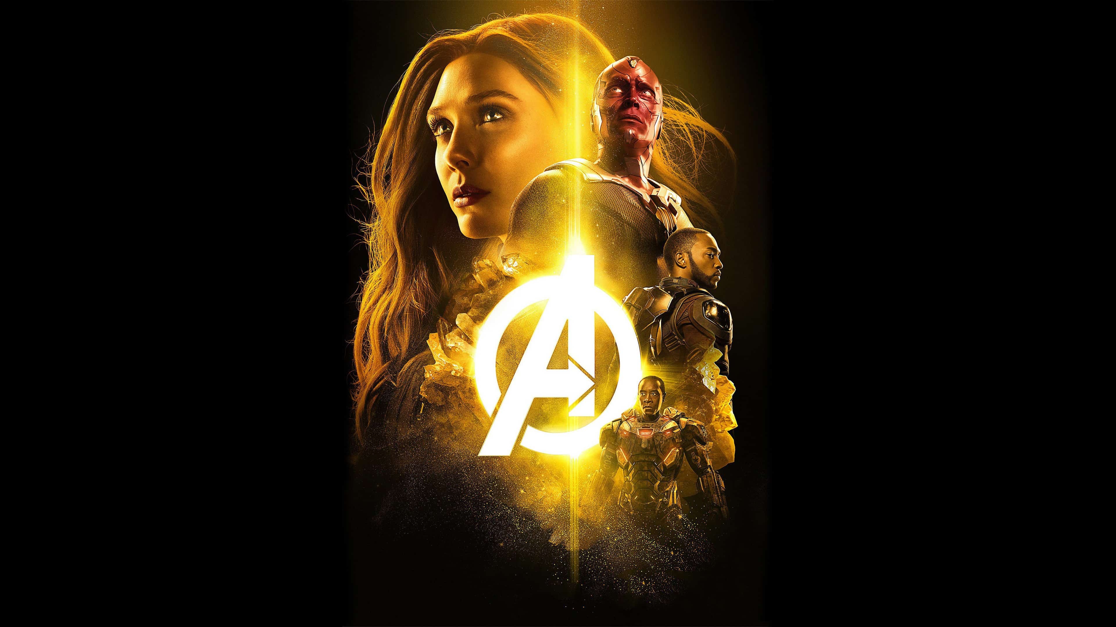 3840x2160 Avengers Infinity War The Mind Stone Poster UHD 4K Wallpaper, Desktop