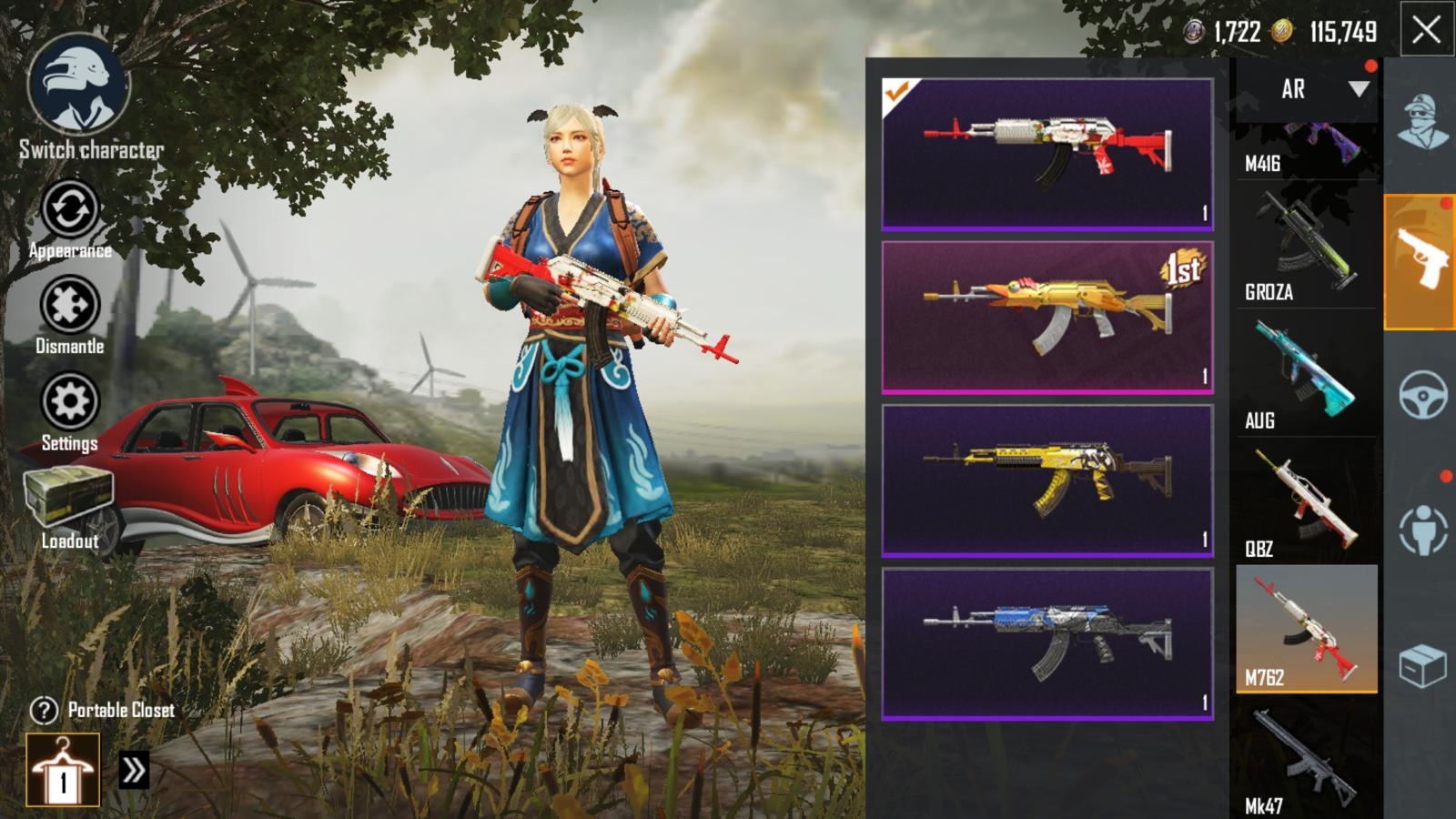 1600x900 Selling MOBILE account m416 Fool level akm uzi, thompson, Desktop