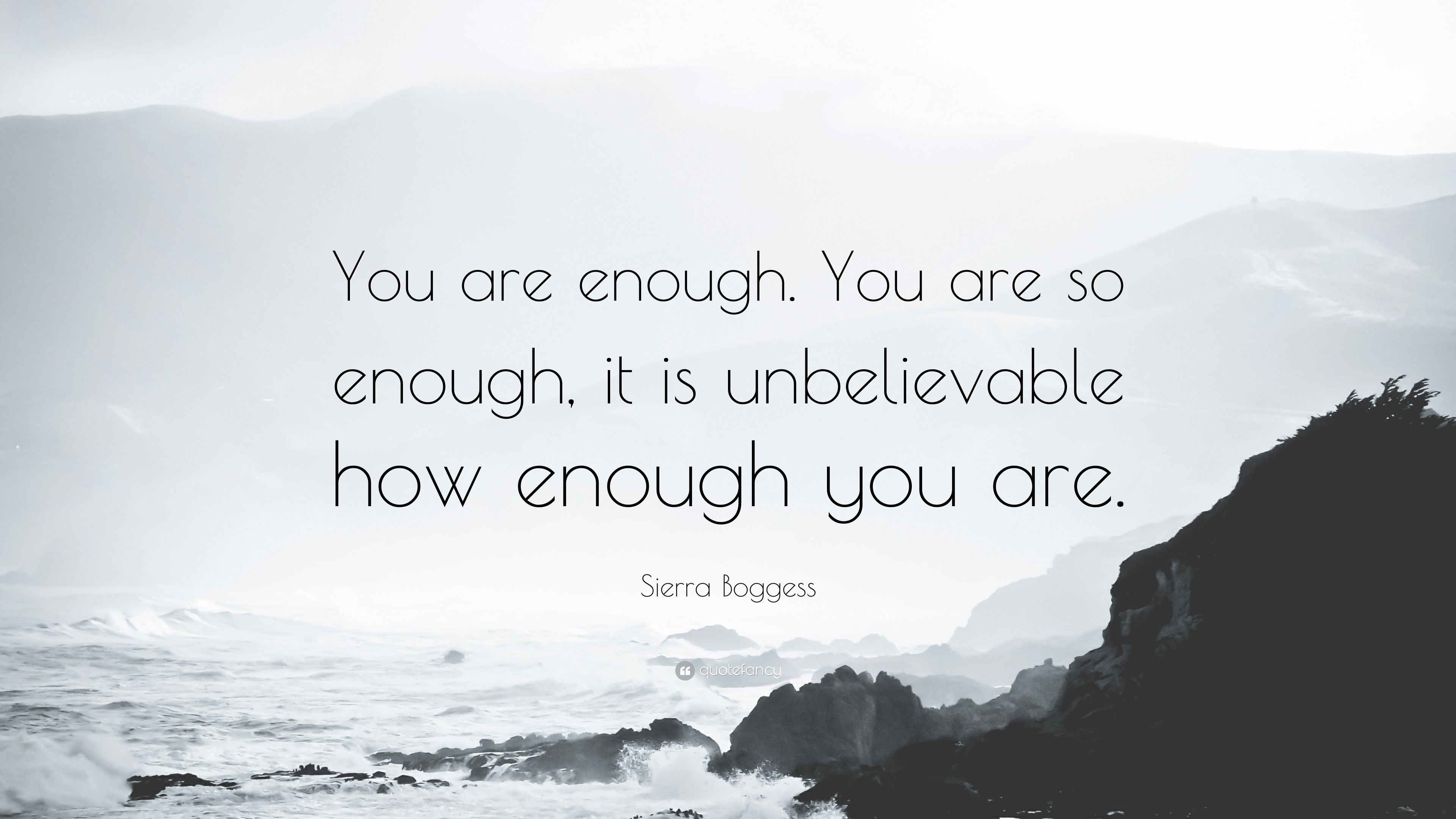 3840x2160 You Are Enough HD Wallpaper, Desktop