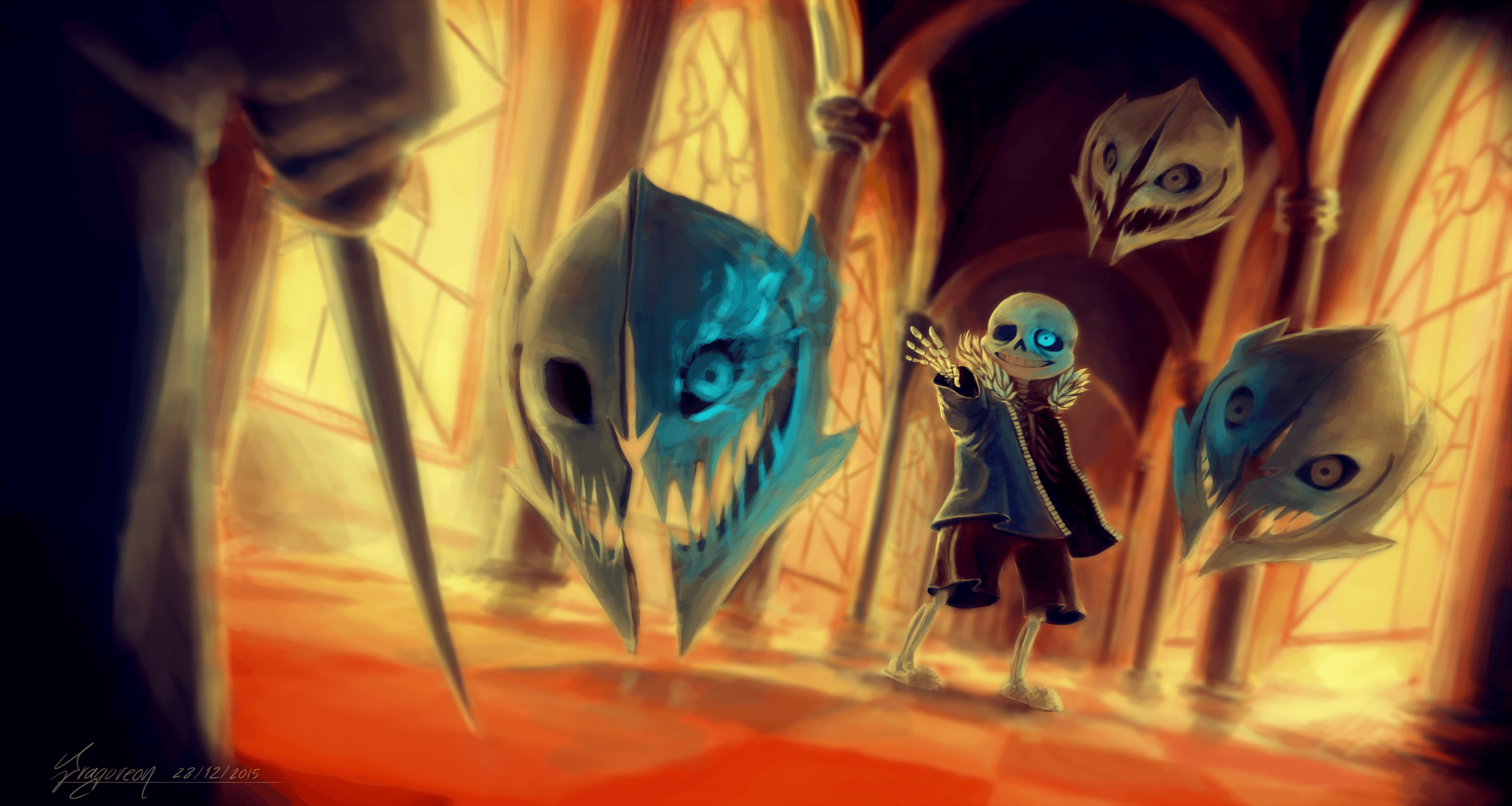 3000x1600 Sans (Undertale) HD Wallpaper and Background Image, Desktop